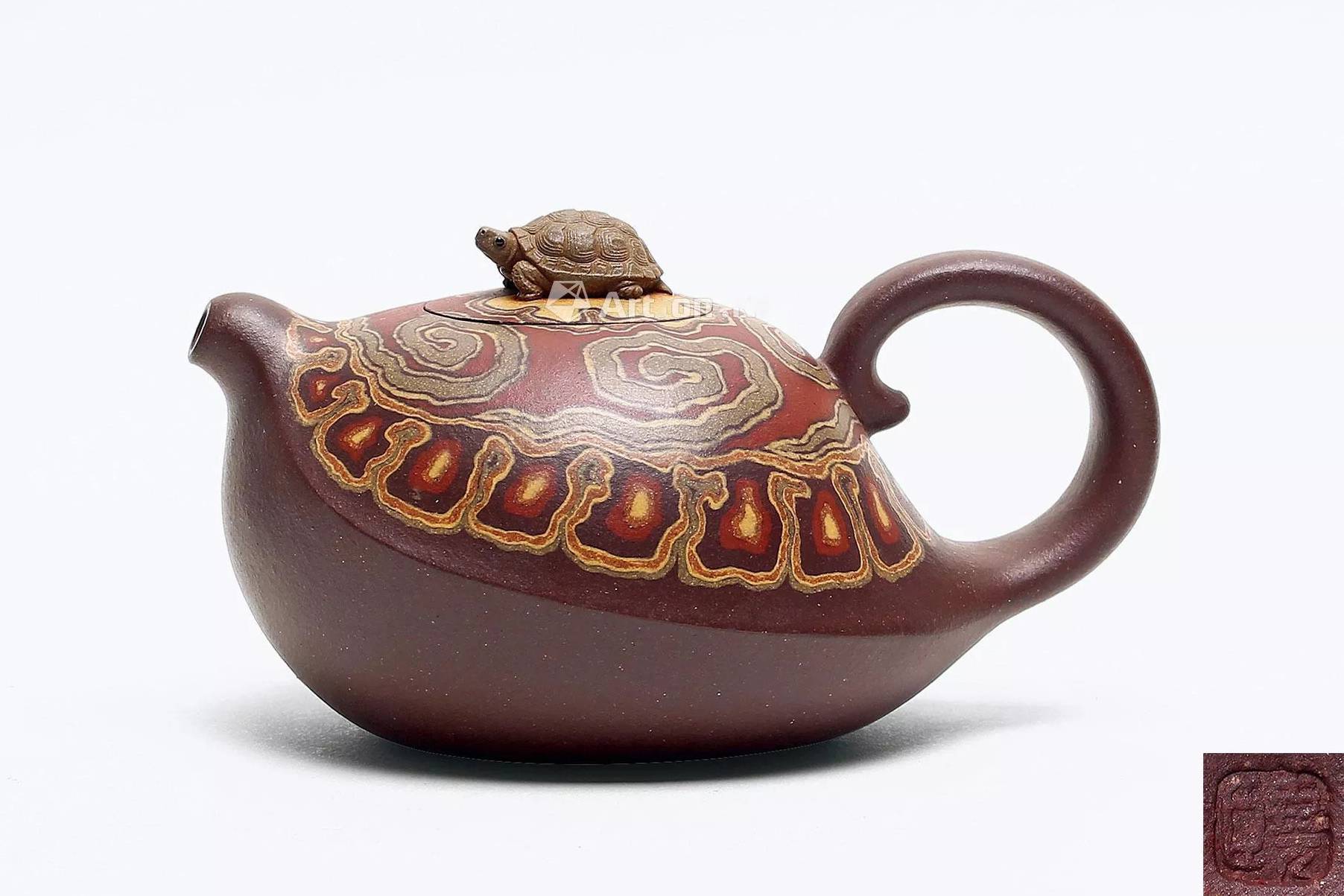 Чайник в темнике Цзяо Ни 逸者寿壶, аукционная цена более 2млн юаней