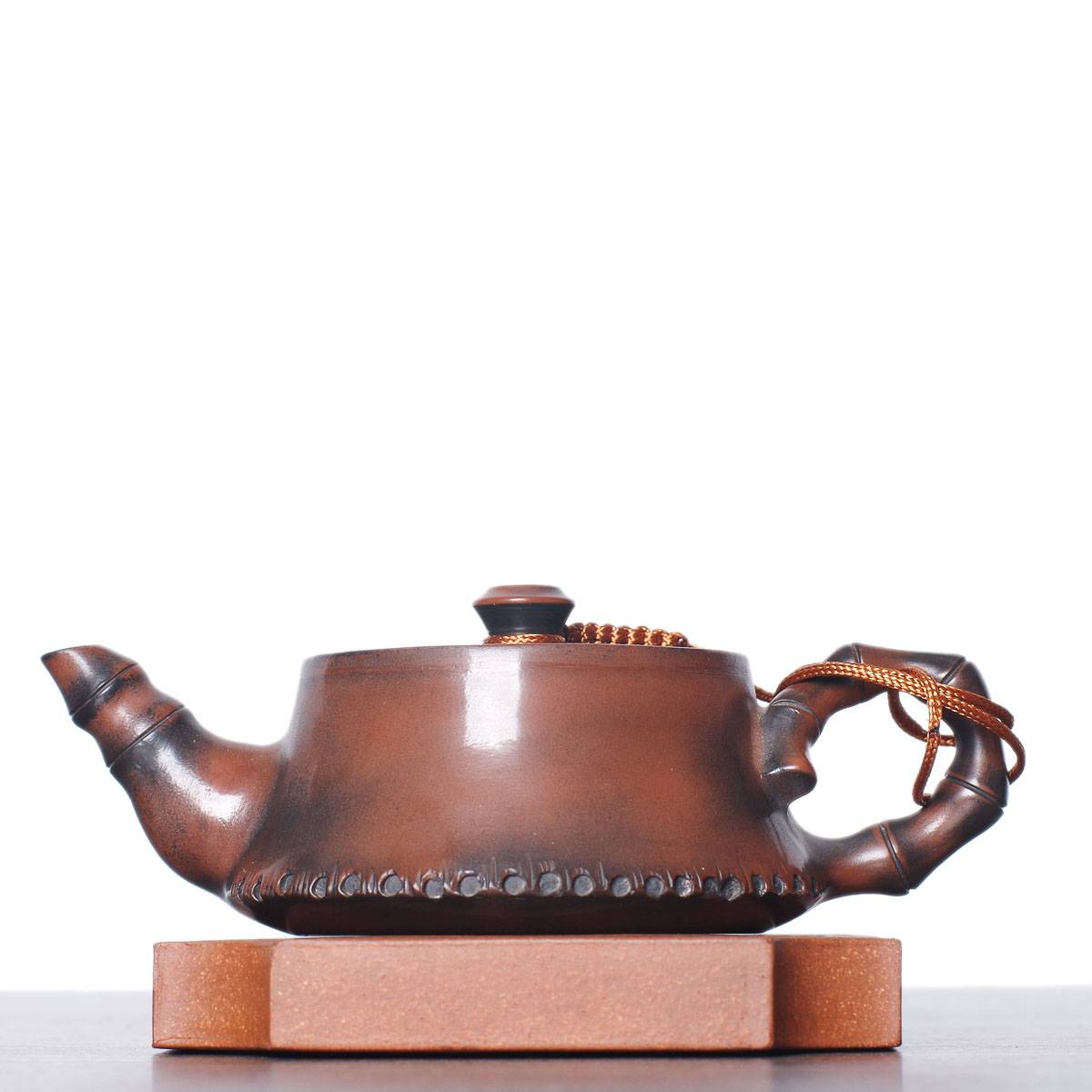 Чайник 100мл «Бамбуковое коленце», цзяньшуйская керамика (76210)-