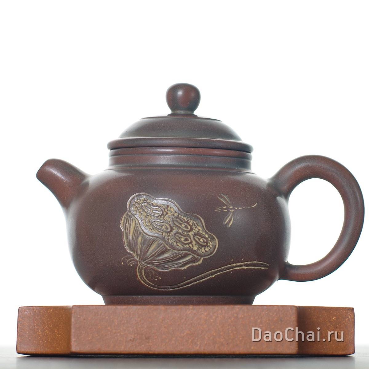 Чайник 105 мл «Коробочка лотоса», циньчжоуская керамика (78026)-