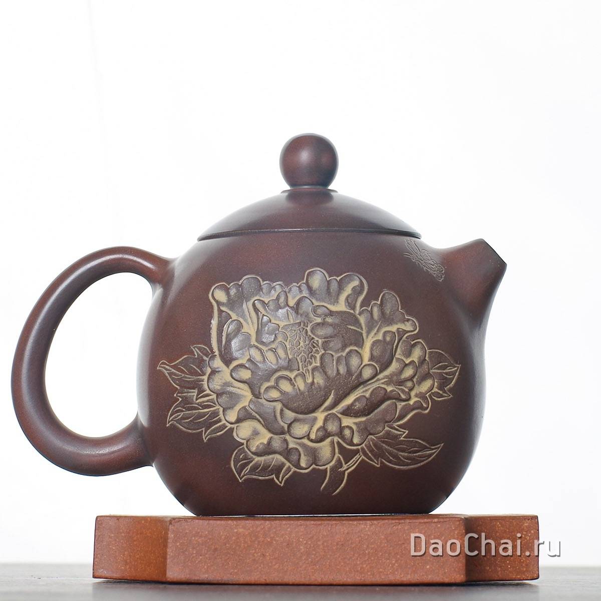 Чайник 180мл "Пион", циньчжоуская керамика (78044)-