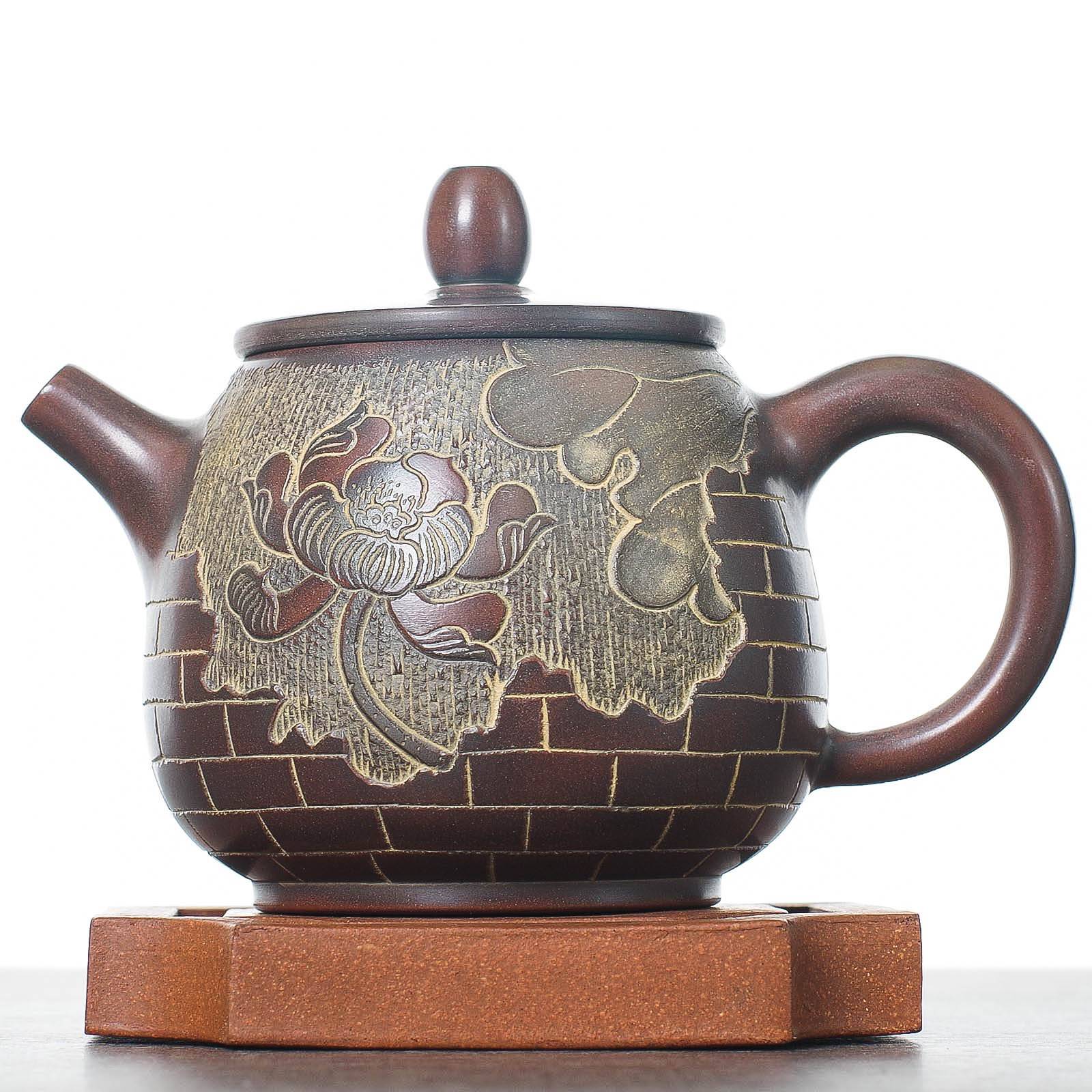Чайник 245мл "Лотосовый пруд", циньчжоуская керамика (78093)-