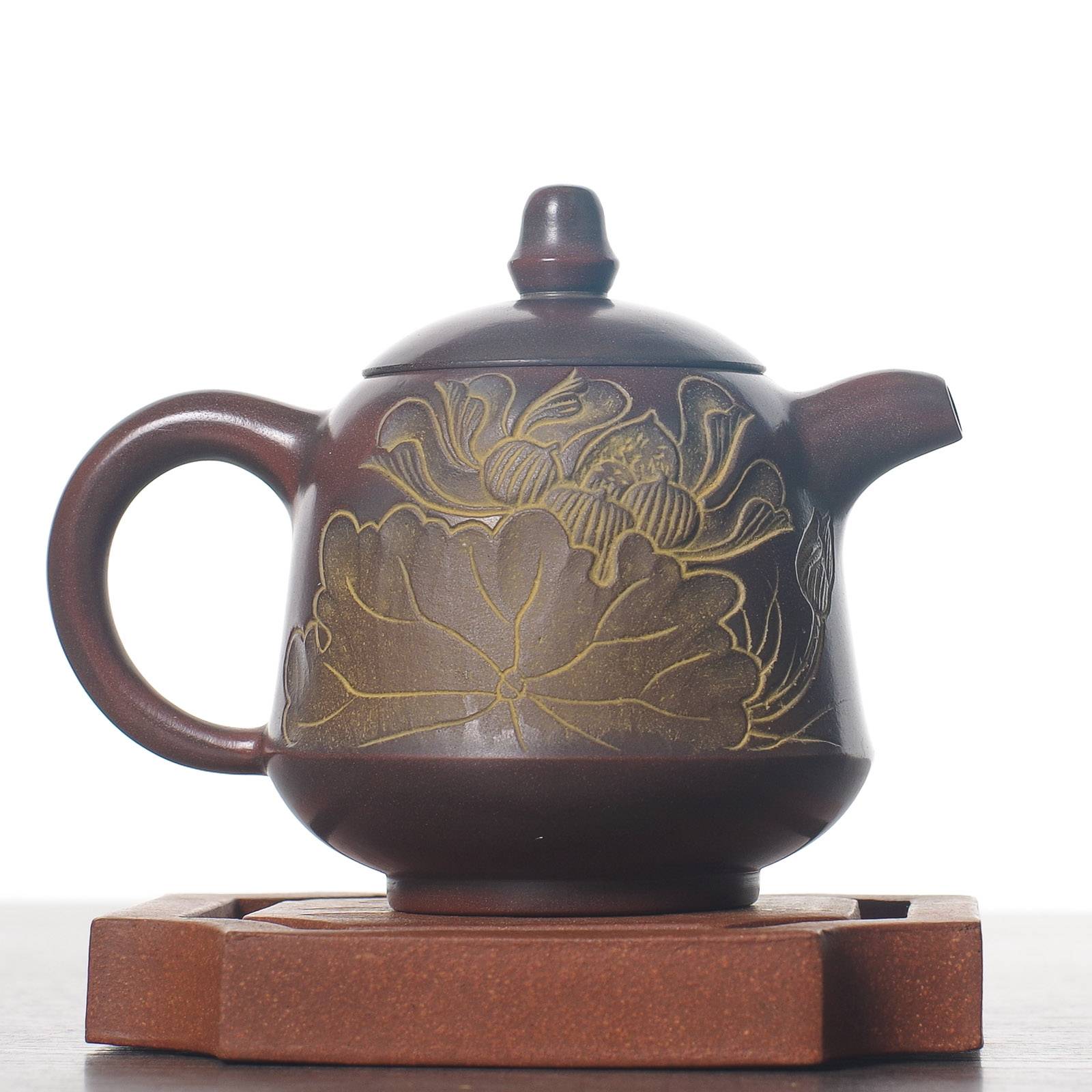 Чайник 130мл "Лотос", циньчжоуская керамика (78135)-