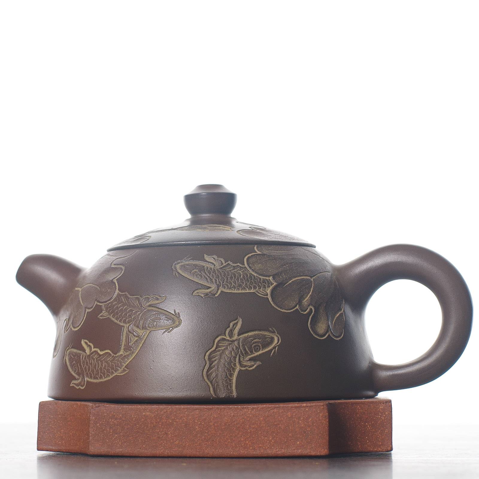 Чайник 195мл "Лотосовый пруд", циньчжоуская керамика (78136)-