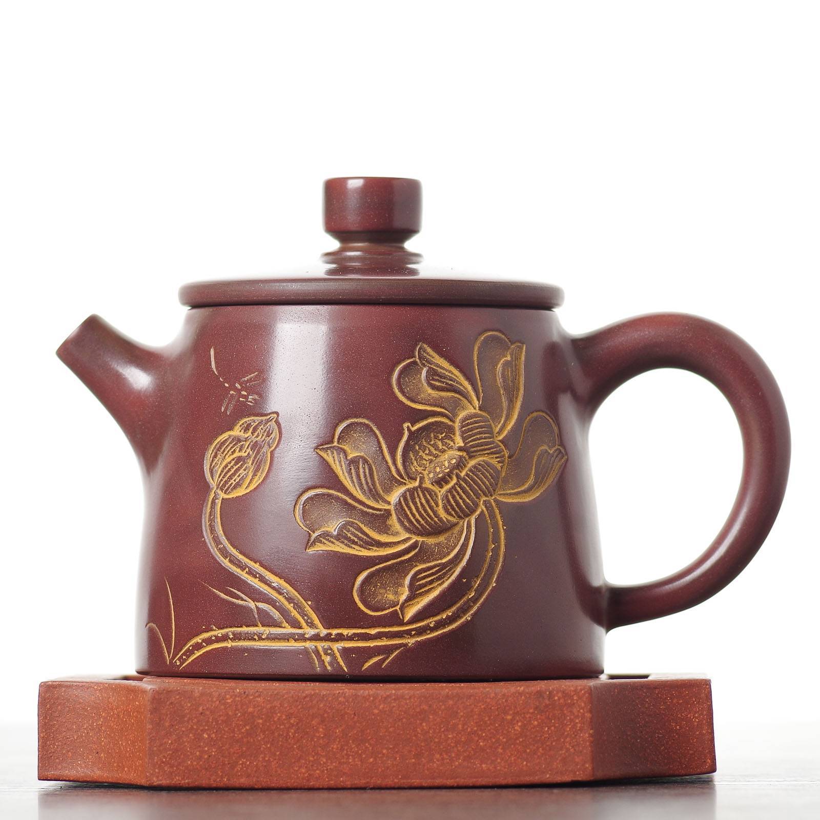 Чайник 125мл "Лотос", циньчжоуская керамика (78162)-