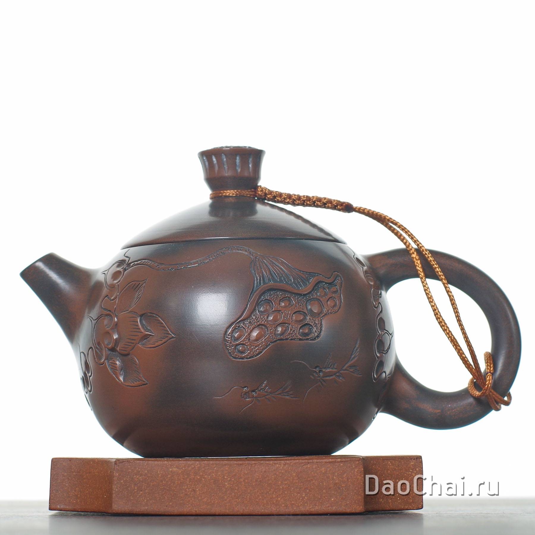 Чайник 230мл "Коробочка лотоса", цзяньшуйская керамика (76438)-