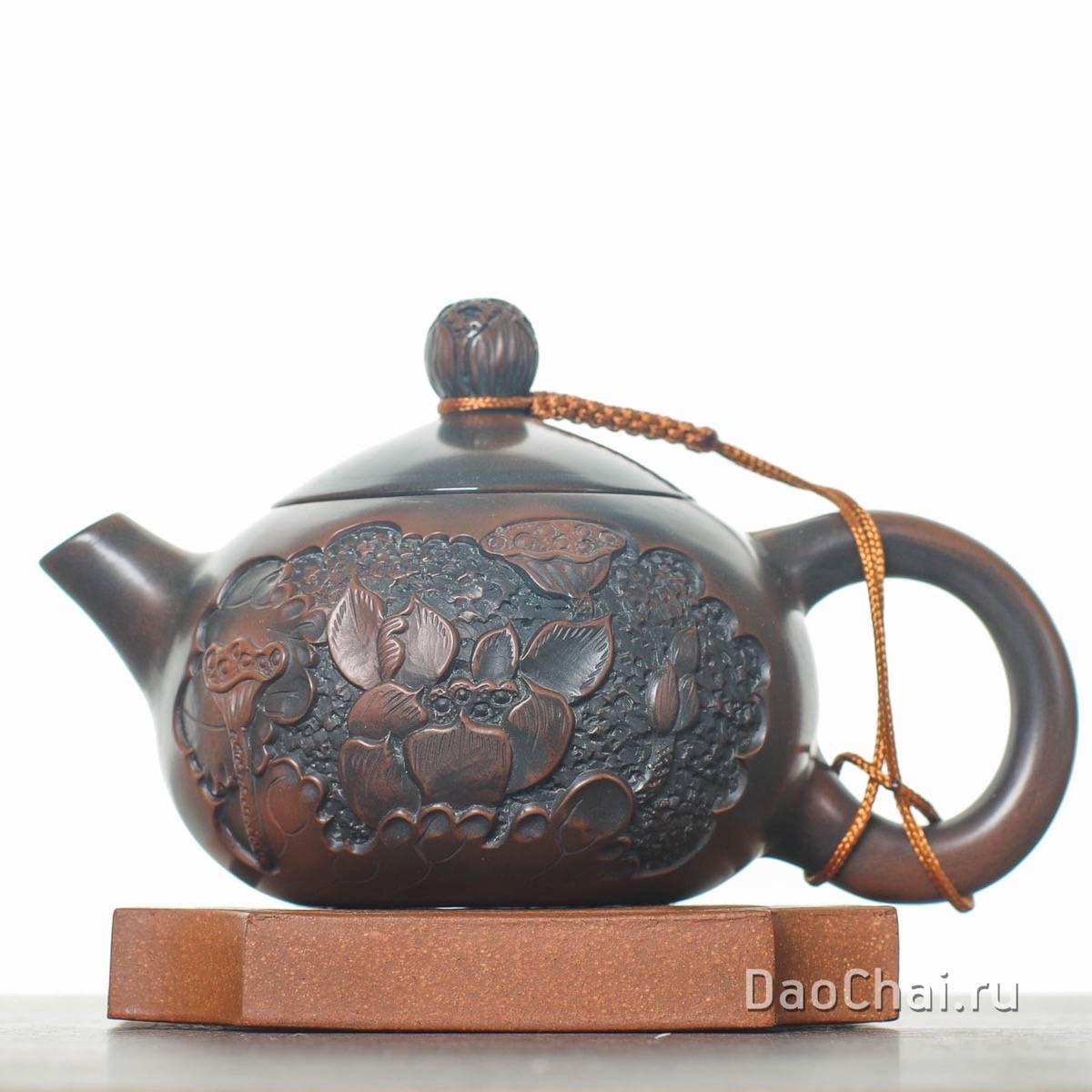 Чайник 220мл "Лотосовый пруд", цзяньшуйская керамика (76452)-