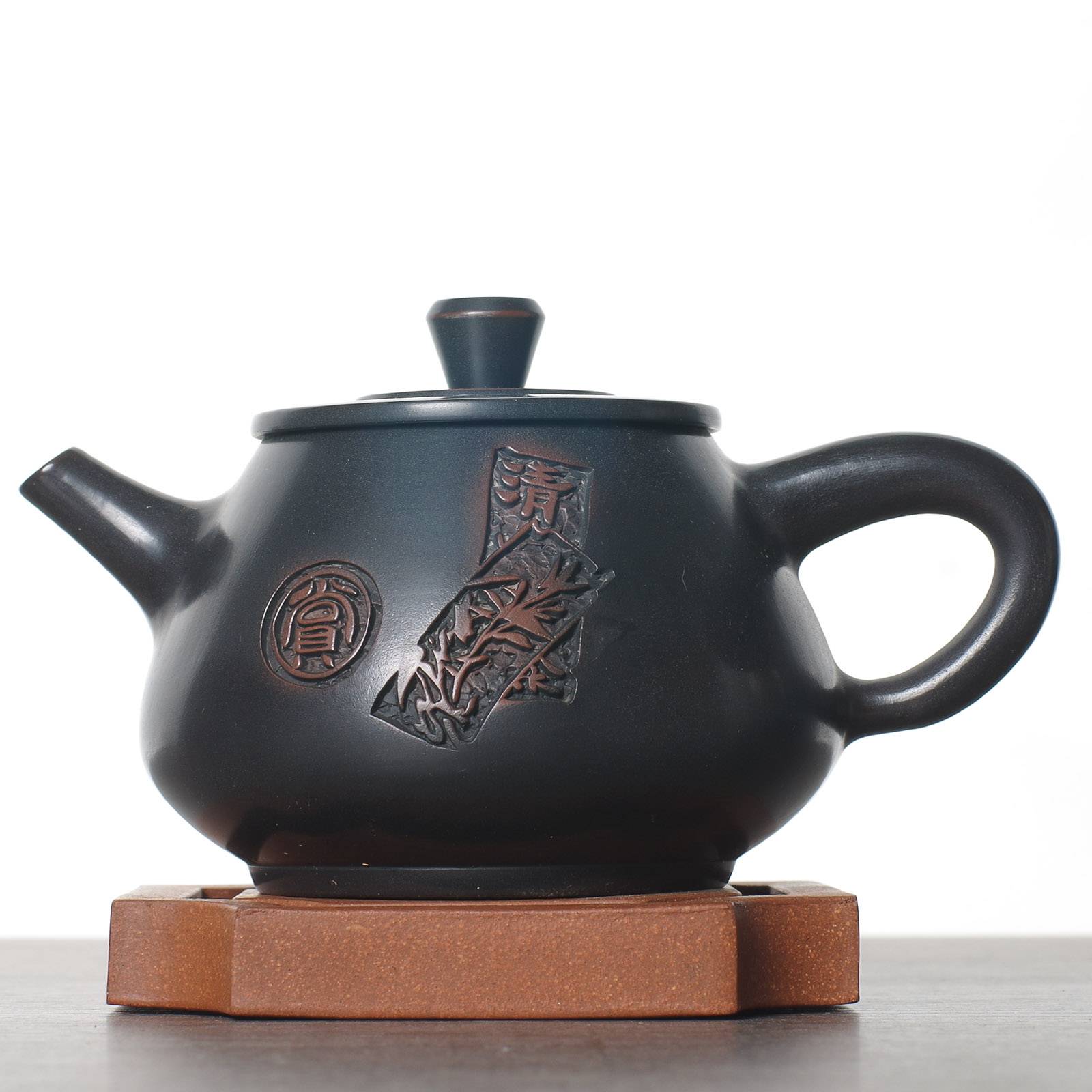 Чайник 260мл, цзяньшуйская керамика (76891)-