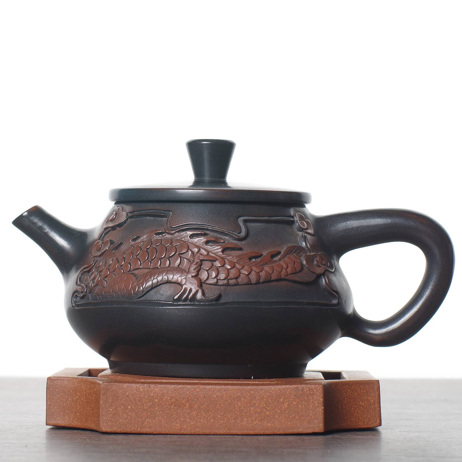 Чайник 195мл "Дракон Тяньлун", цзяньшуйская керамика (76915)-