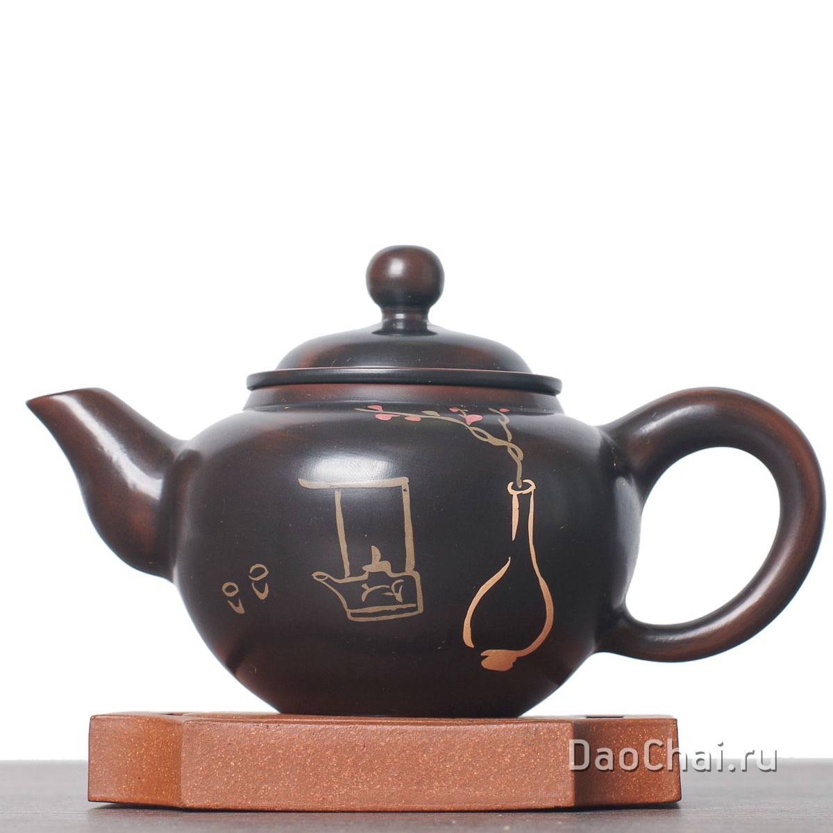 Чайник 190мл, цзяньшуйская керамика (76374)-