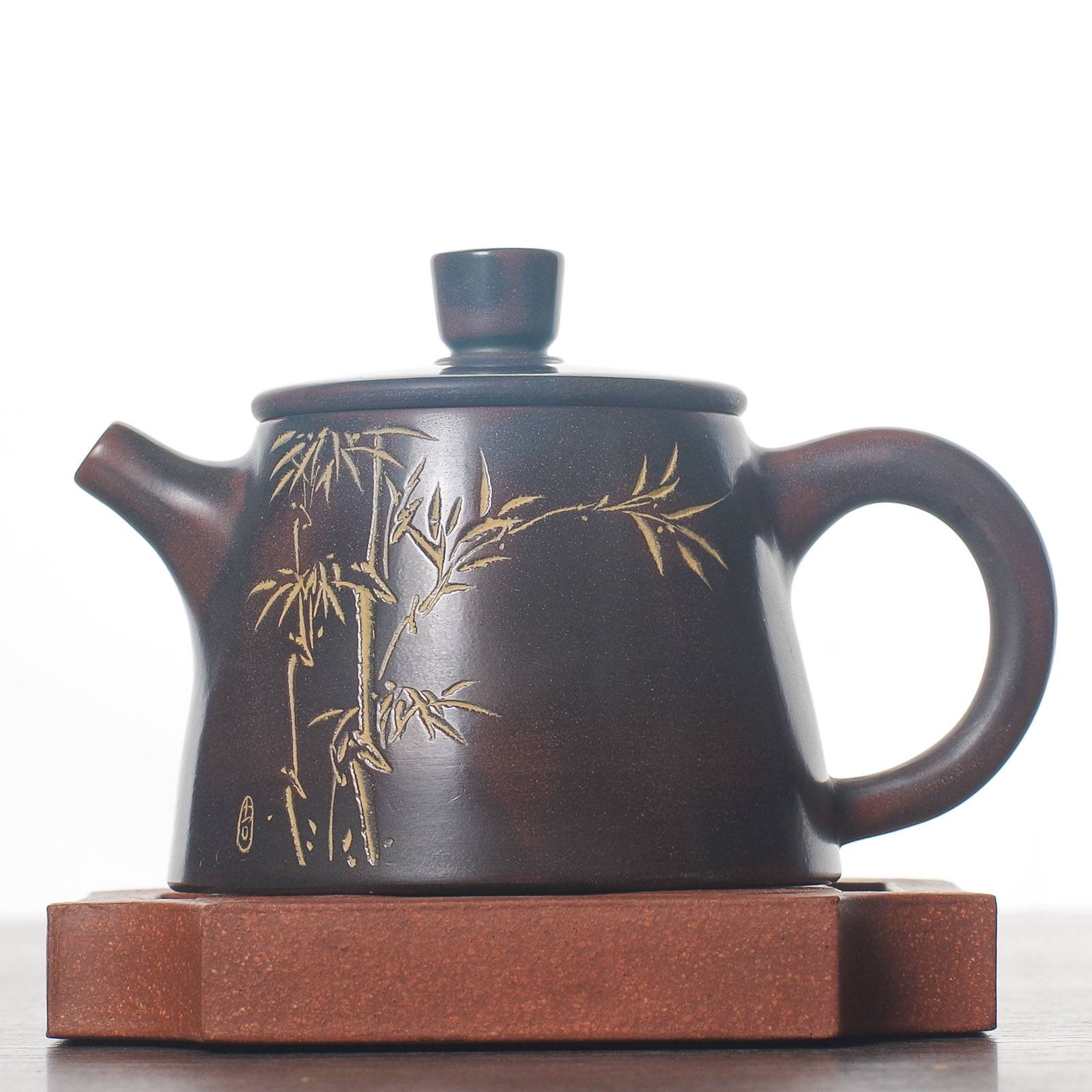Чайник 125мл "Стебель бамбука", циньчжоуская керамика (78131)-