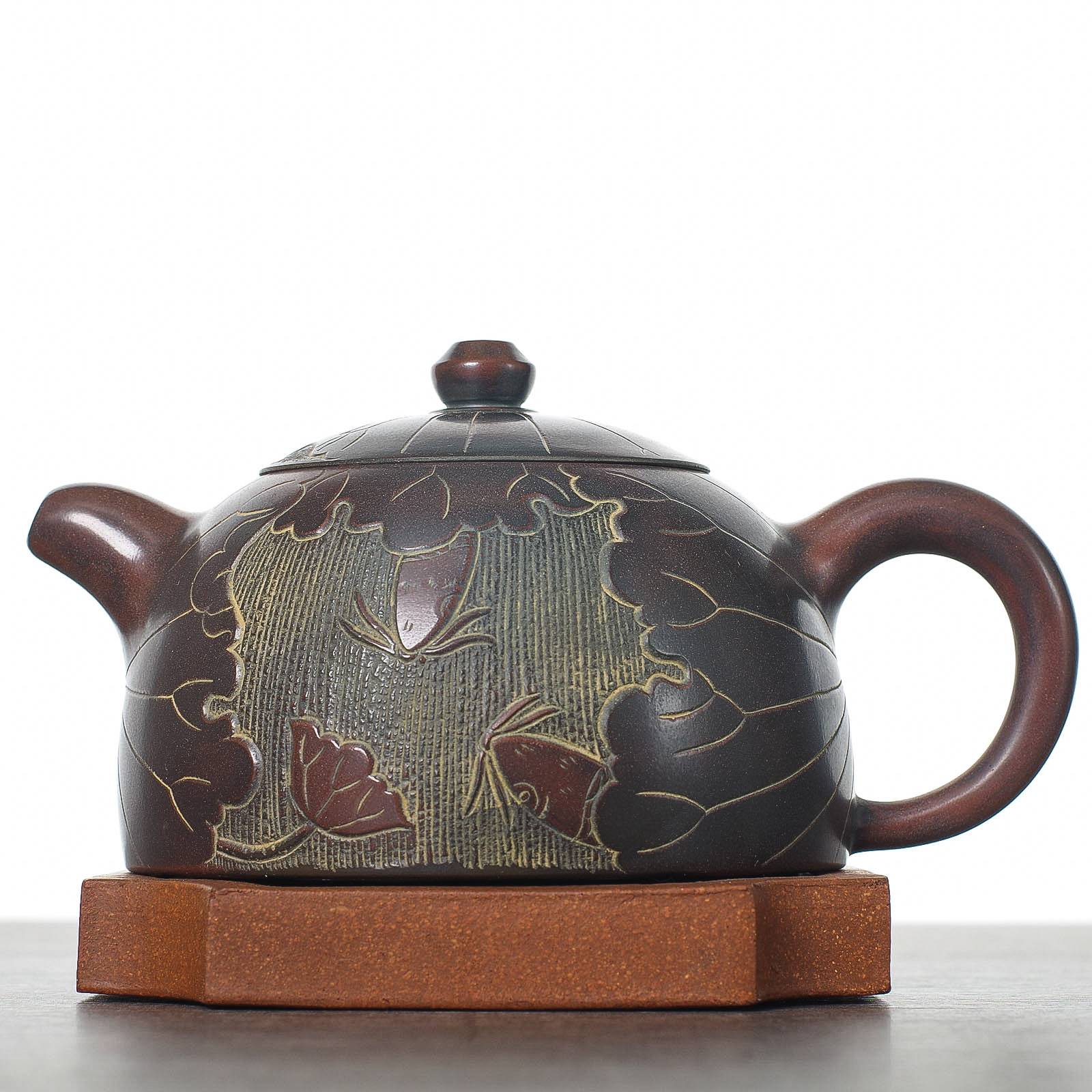 Чайник 220мл "Лотосовый пруд", циньчжоуская керамика (78081)-
