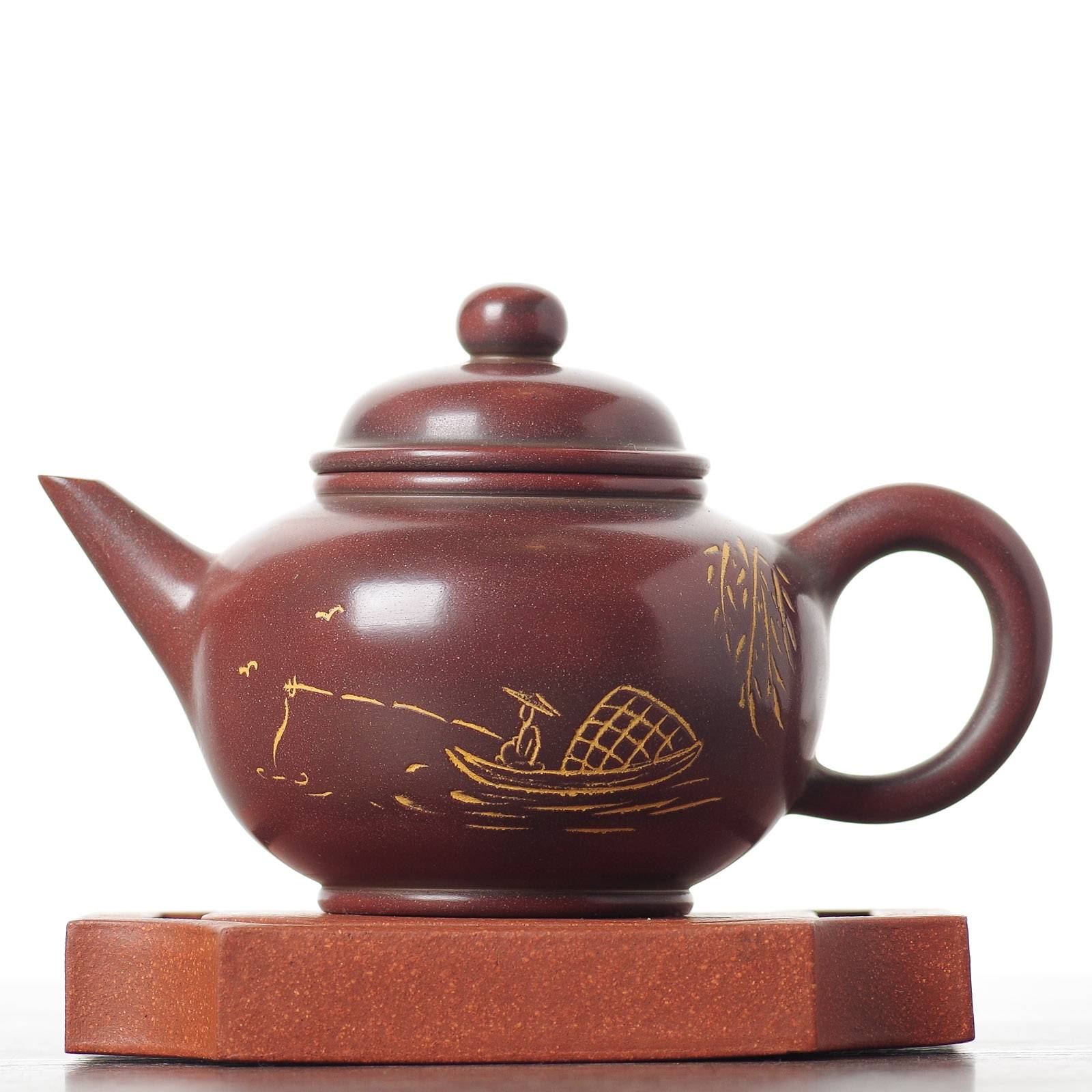 Чайник 110мл Шуйпин, циньчжоуская керамика (78153)-
