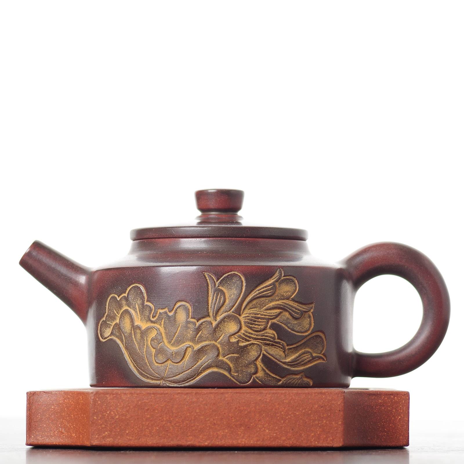 Чайник 100мл "Лотос", циньчжоуская керамика (78155)-
