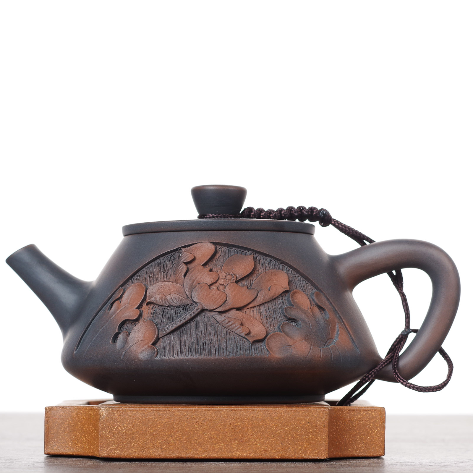 Чайник 200мл "Цветущий лотос", цзяньшуйская керамика (790227)-