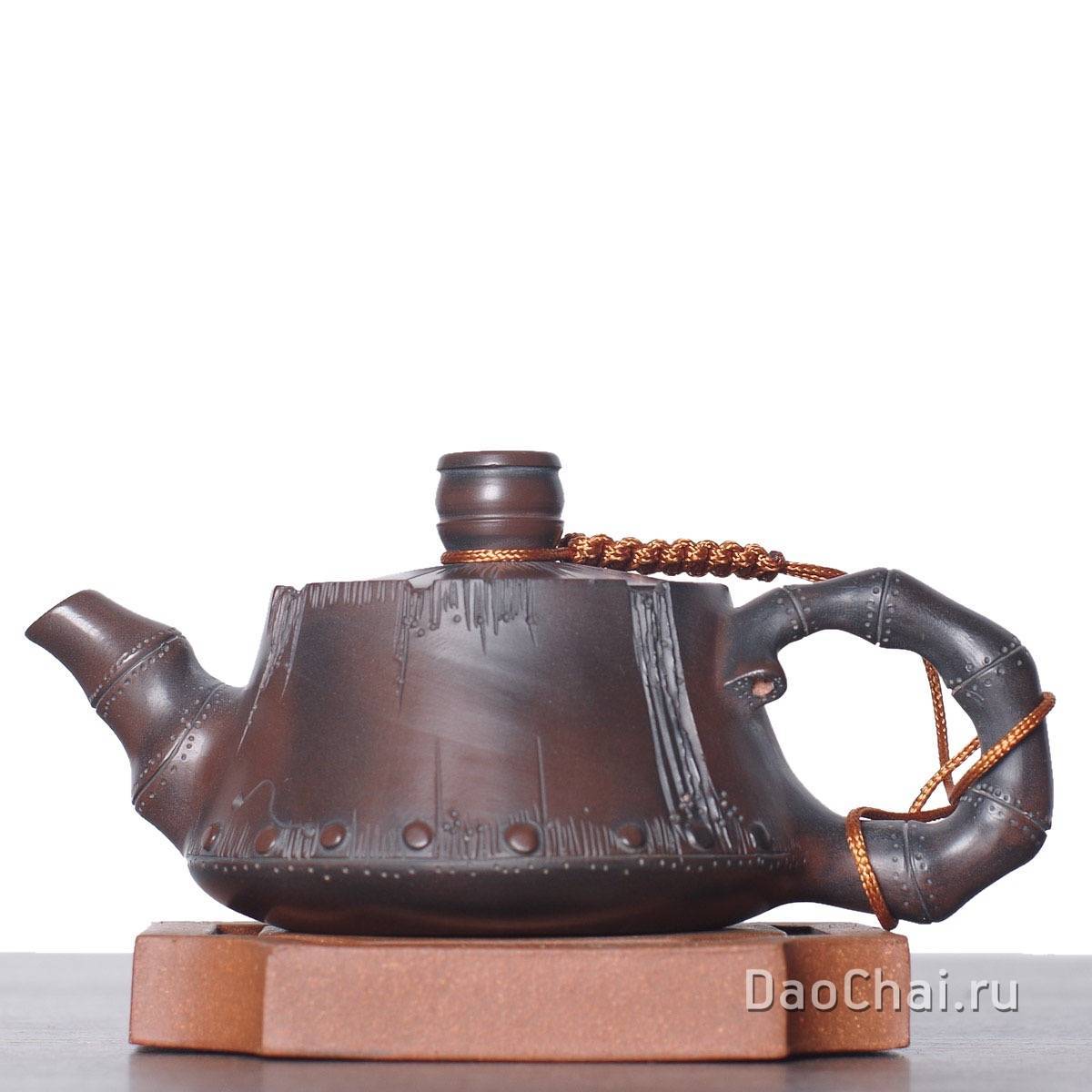Чайник 125мл «Коленце бамбука», цзяньшуйская керамика (76304)-