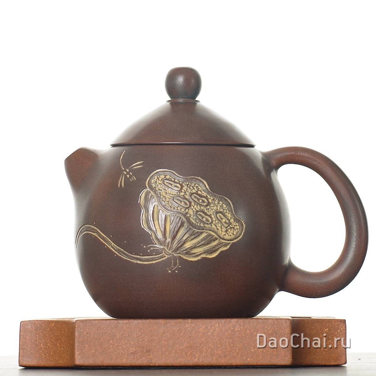 Чайник 120 мл «Коробочка лотоса», циньчжоуская керамика (78035)-