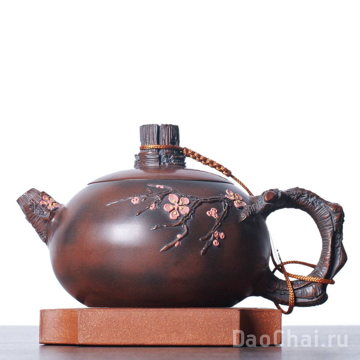 Чайник 230мл «Мэй Хуа», цзяньшуйская керамика (76214)-