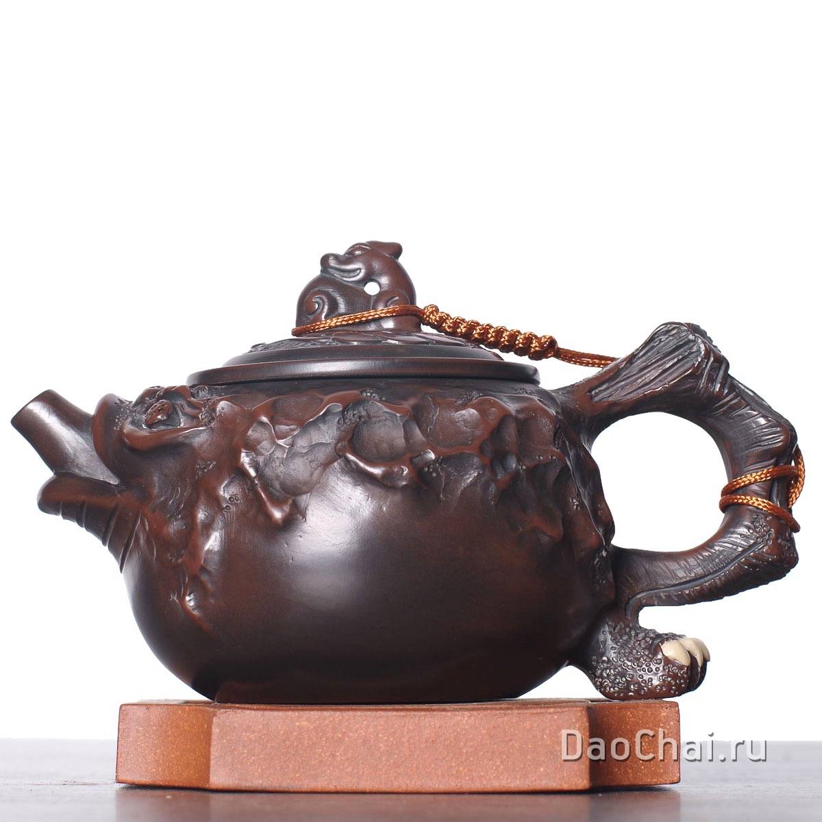 Чайник 225мл «Жаба процветания», цзяньшуйская керамика (76305)-