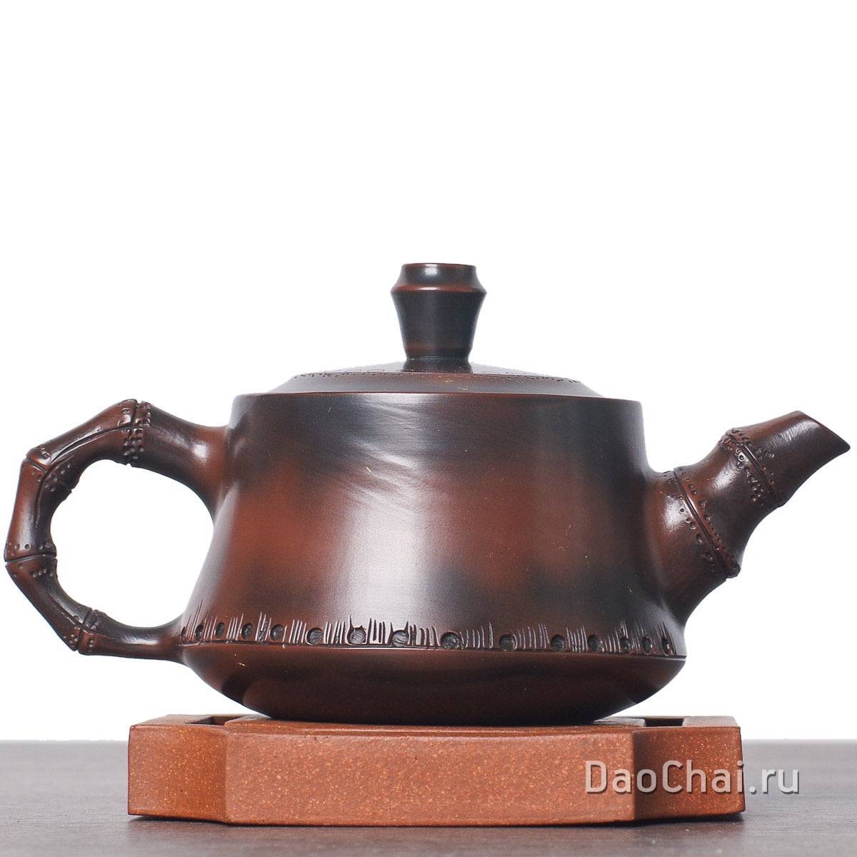 Чайник 190мл "Бабуковое коленце" , цзяньшуйская керамика (76372)-