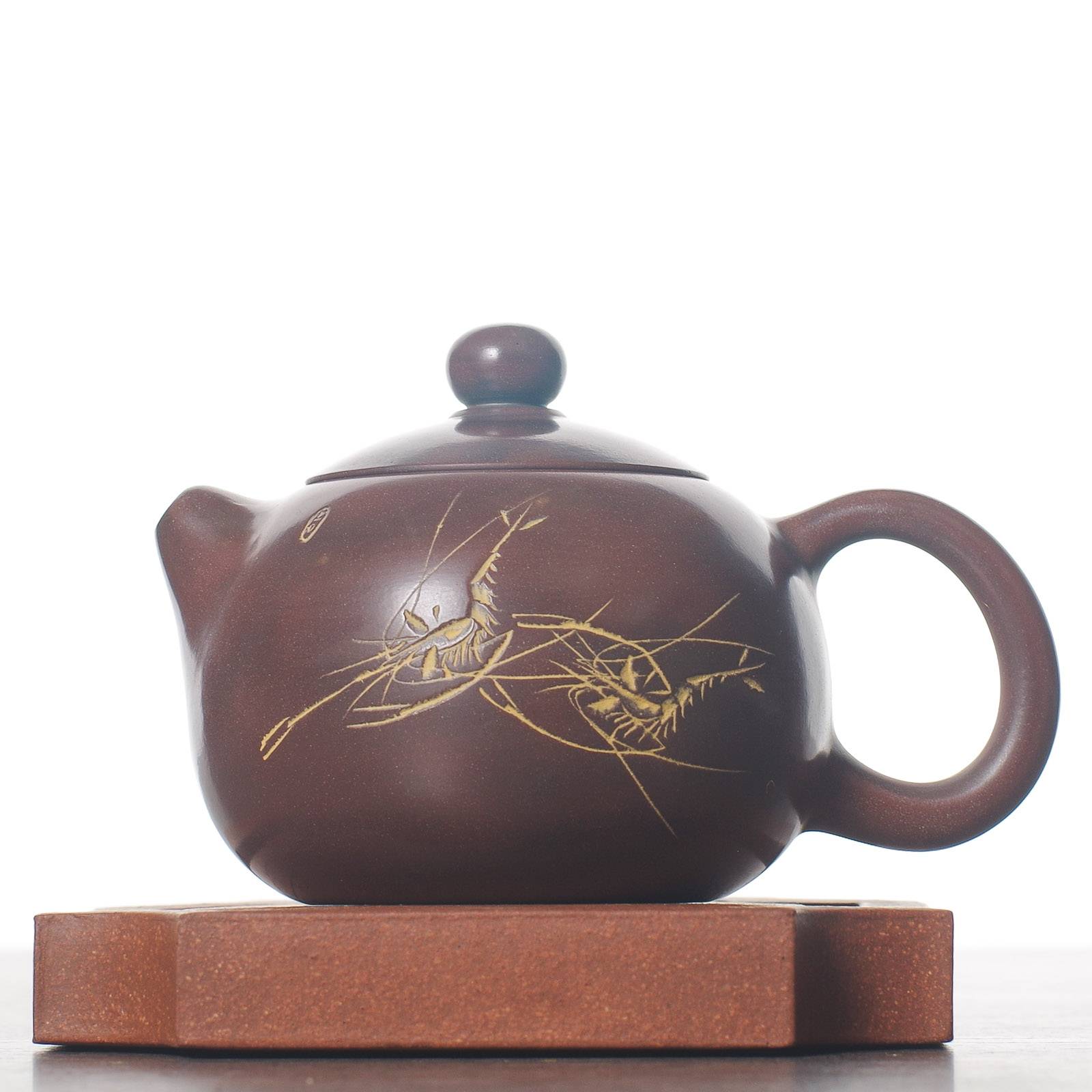 Чайник 125мл "Речные креветки", циньчжоуская керамика (78133)-