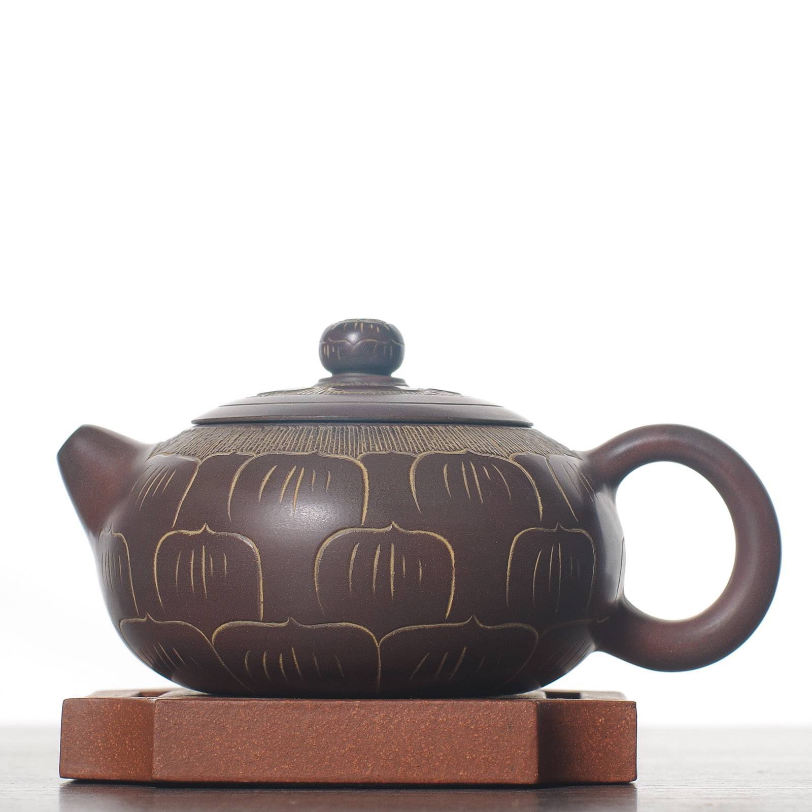 Чайник 210мл "Цветок лотоса", циньчжоуская керамика (78139)-