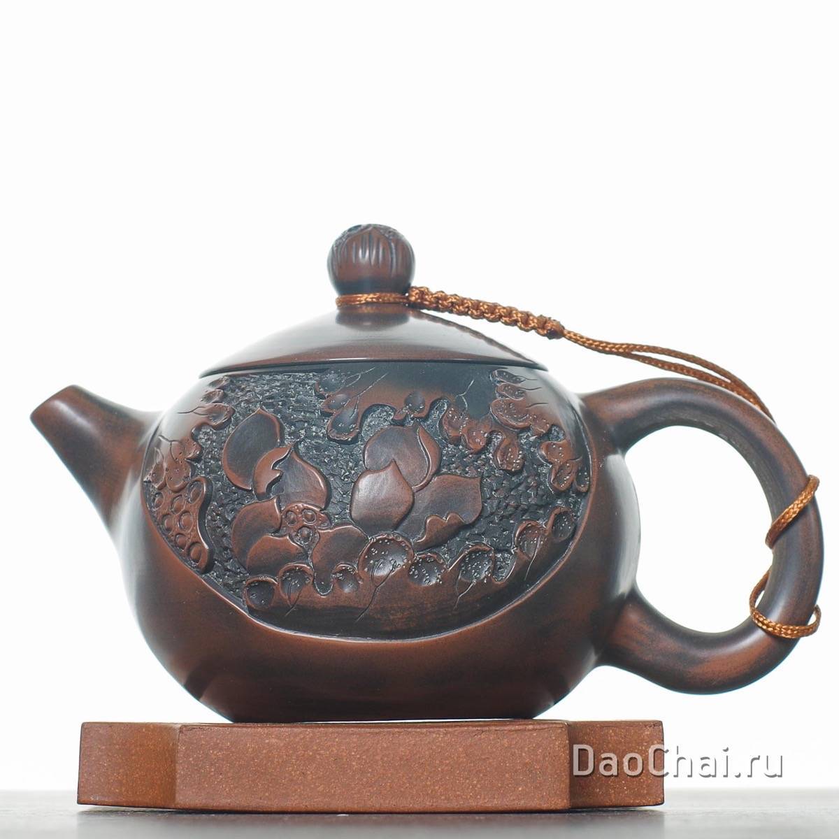 Чайник 265мл "Лотосовый пруд", цзяньшуйская керамика (76448)-