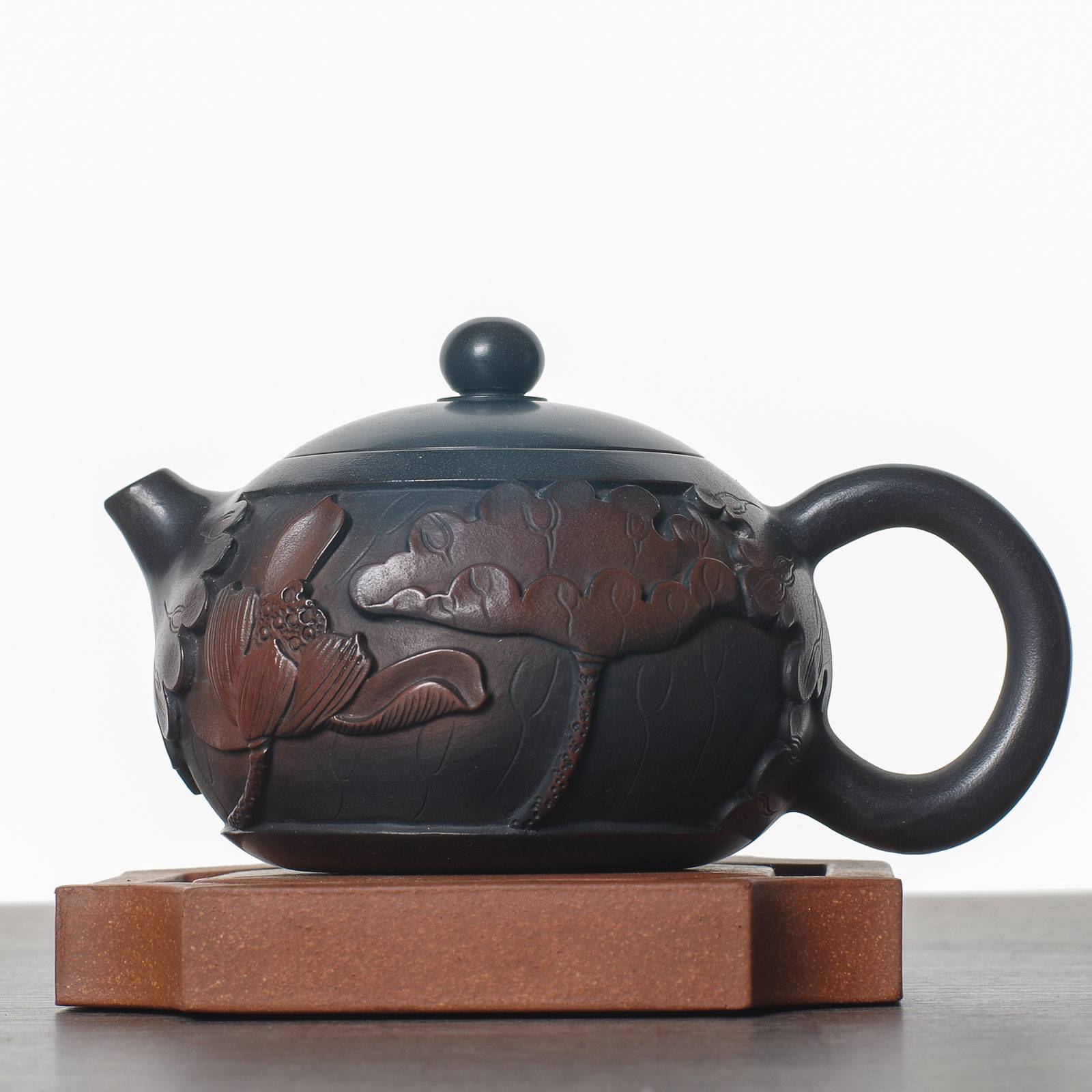 Чайник 175мл "Лотосовый пруд", цзяньшуйская керамика (76897)-