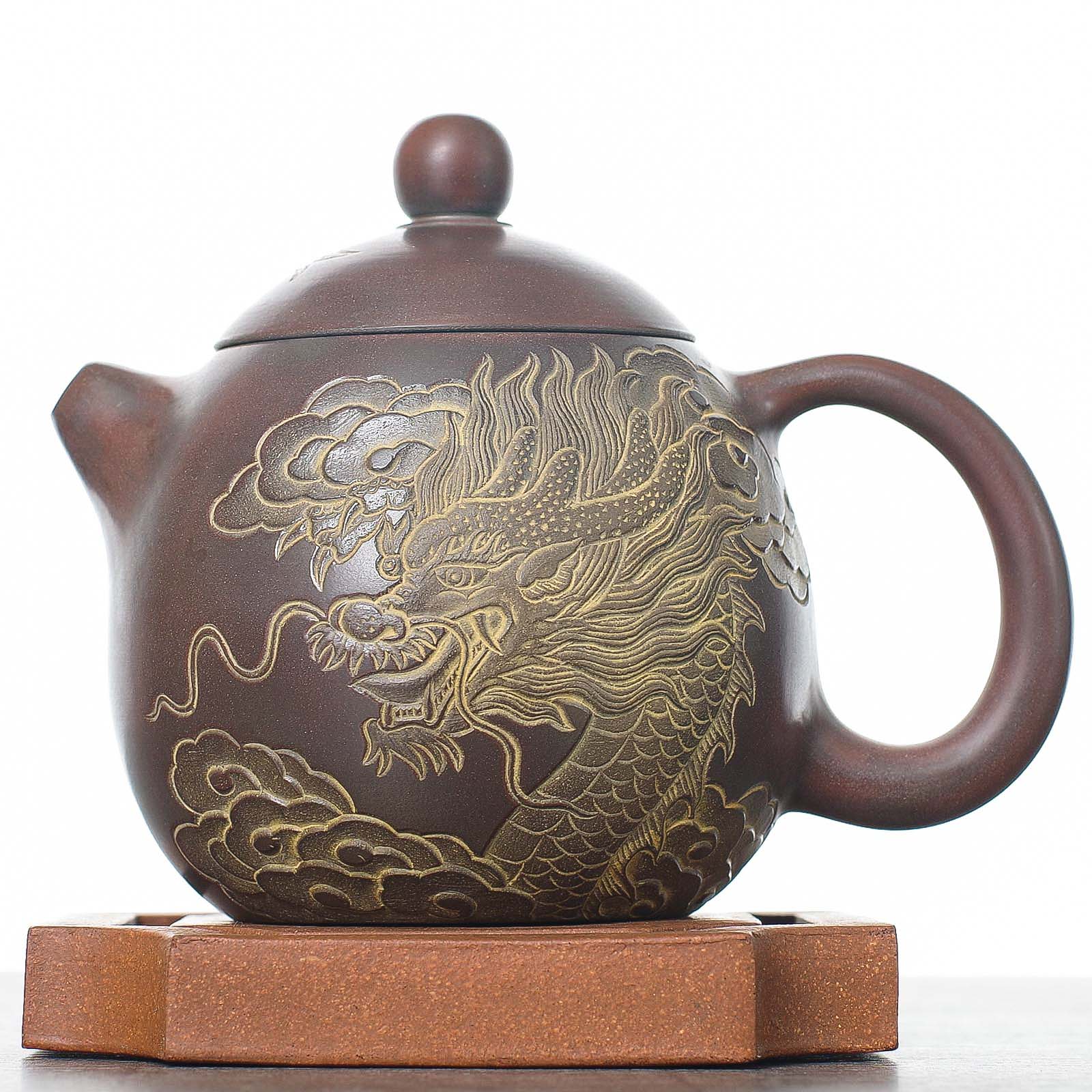 Чайник 240мл "Дракон", циньчжоуская керамика (78082)-