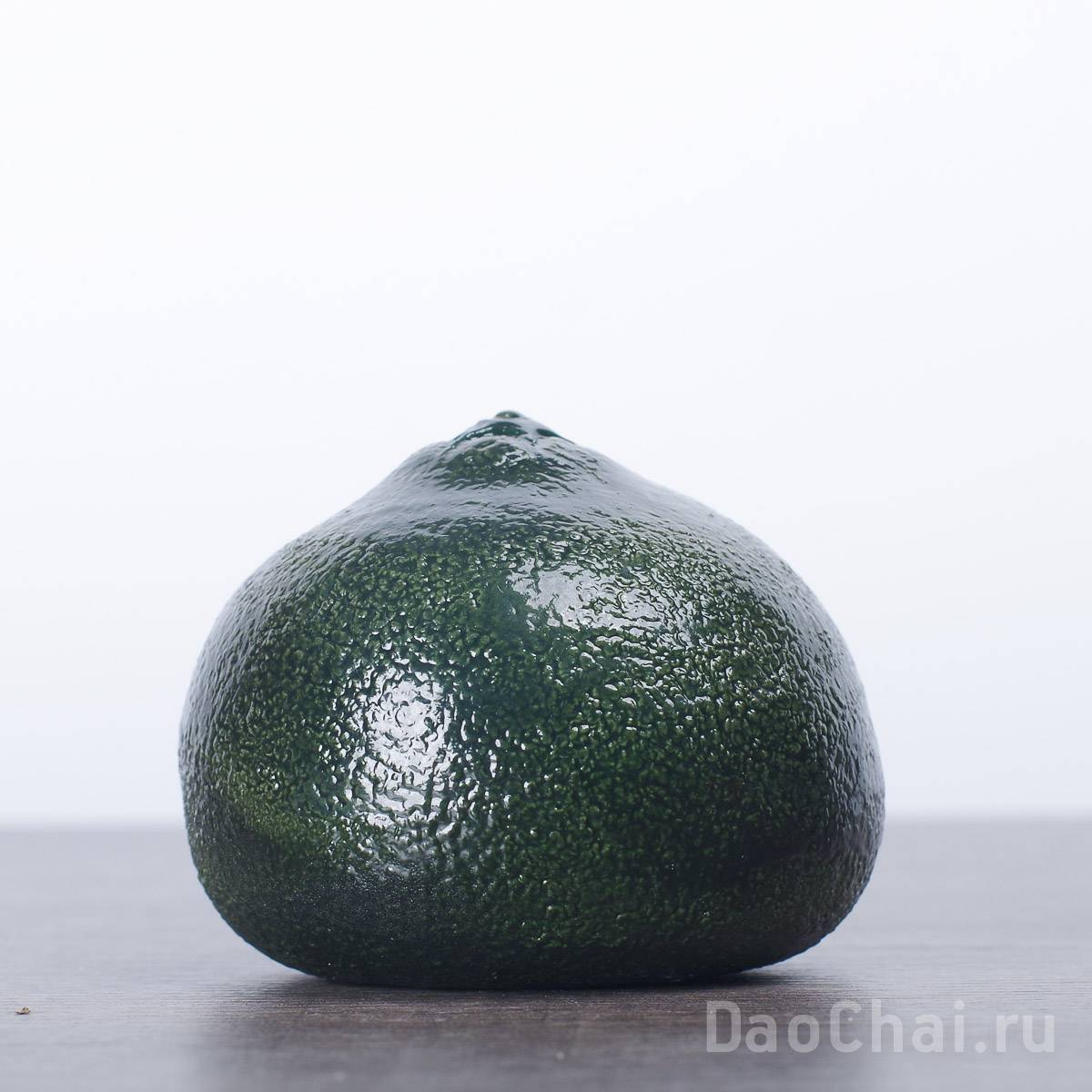 Фигурка-хамелеон "Зеленый мандарин", глина, краска (61016)-