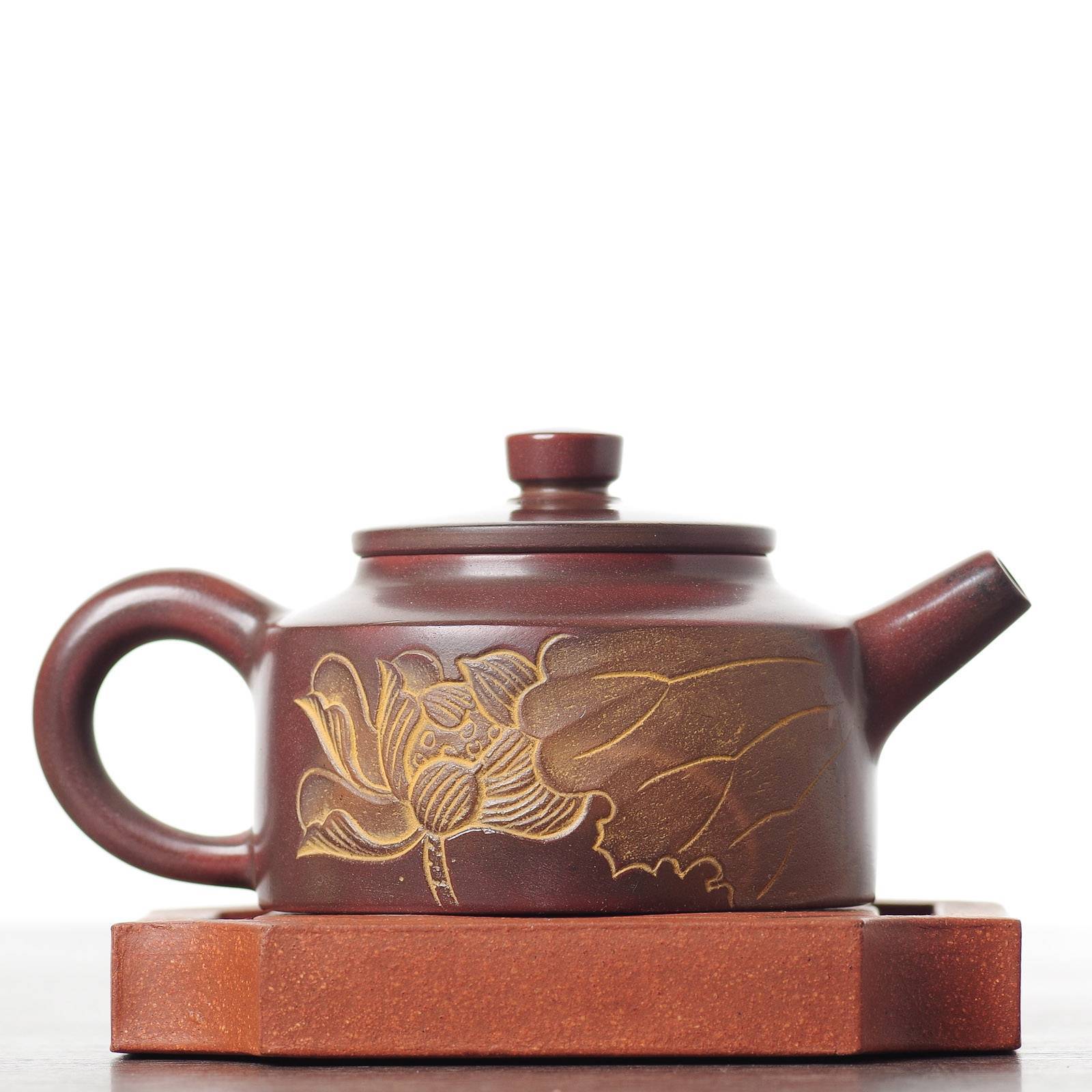 Чайник 100мл "Лотос", циньчжоуская керамика (78156)-