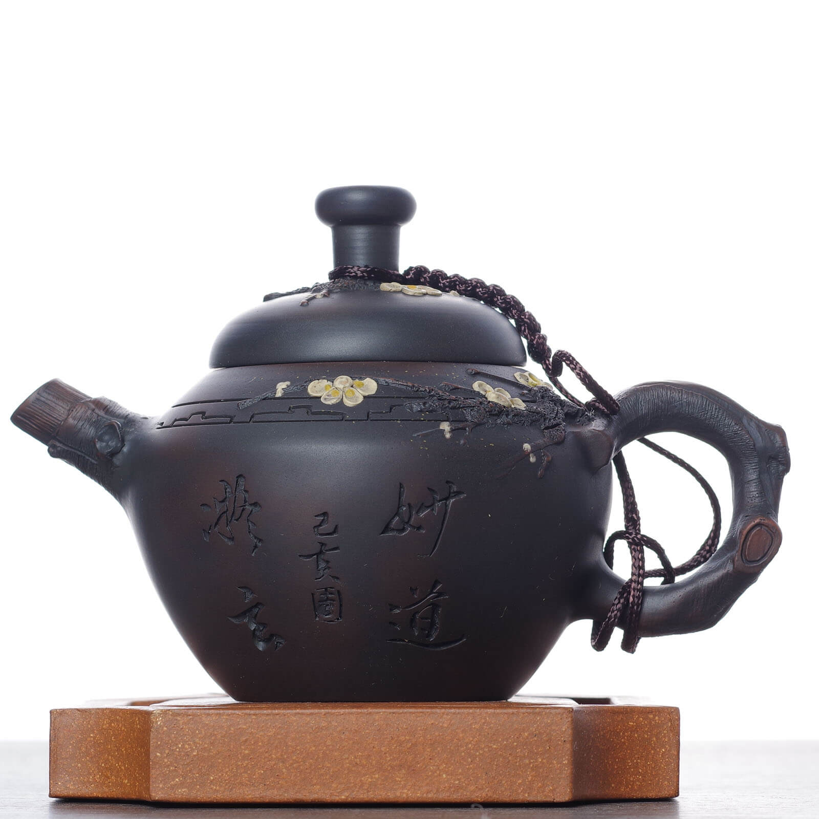 Чайник 150мл "Гунчунь - цветущая слива", цзяньшуйская керамика (790317)-