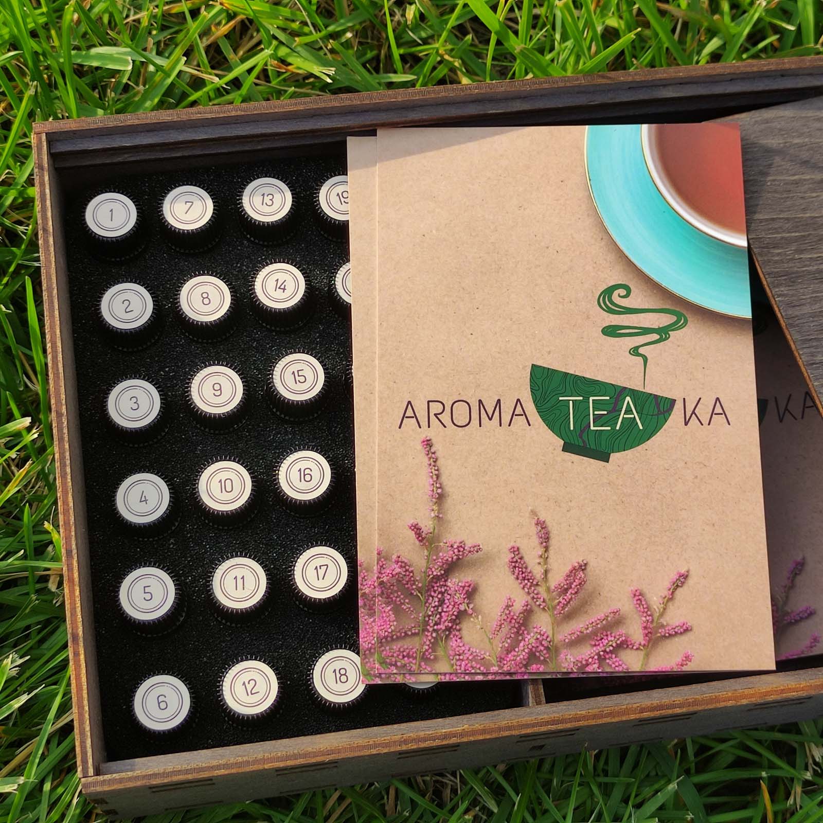 Аромакит для тренировки обоняния "Aroma.Tea.Ka", 24 натуральных аромата (103008)-
