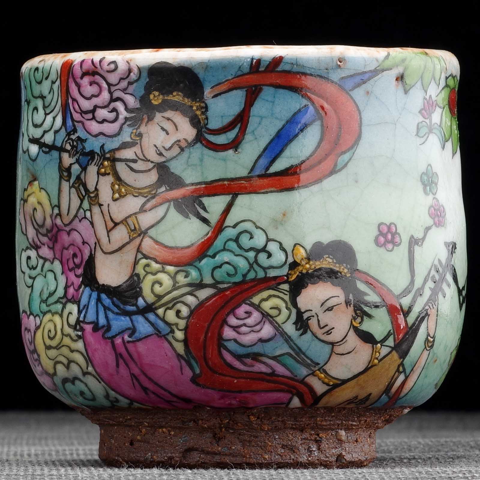 Пиала 155мл "Апсарас", керамика из Цзиндечжень (404485)-