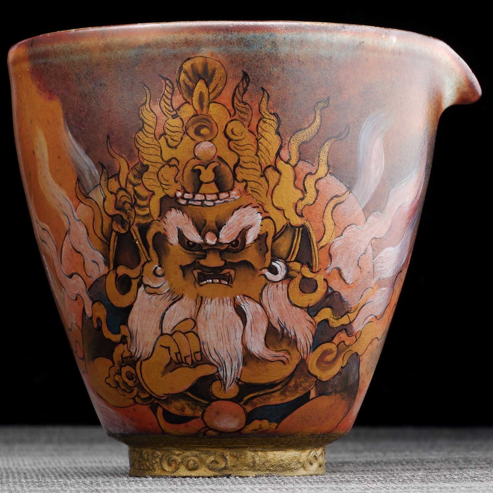 Чахай 235мл "Желтый Цайшэн", керамика из Цзиндечжень (404483)-