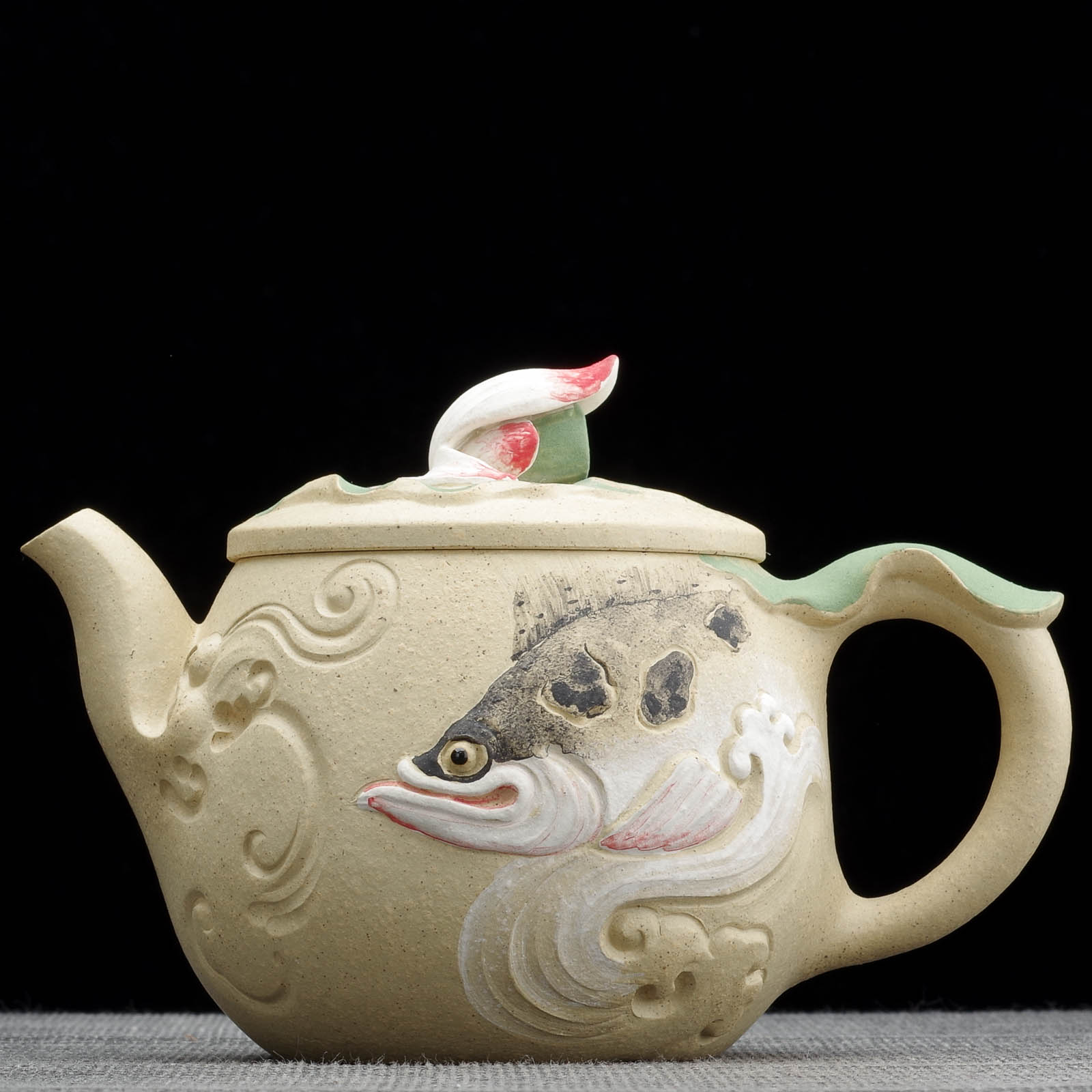 Чайник 170мл "Дорожить миром", мастер Гао Шуйбо, исинская глина (7900139)-