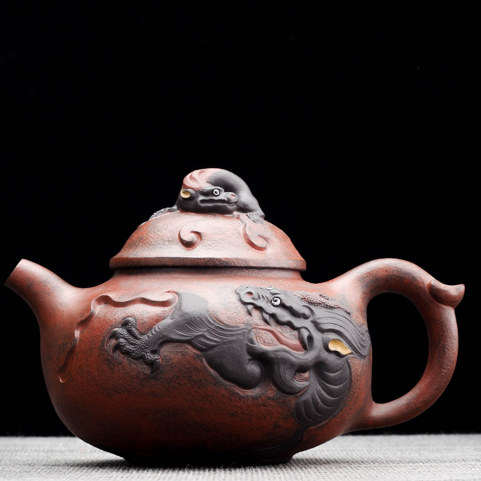 Чайник 160мл "Ван Цзы Чен Лун", мастер Гао Шуйбо, исинская глина (7900143)-