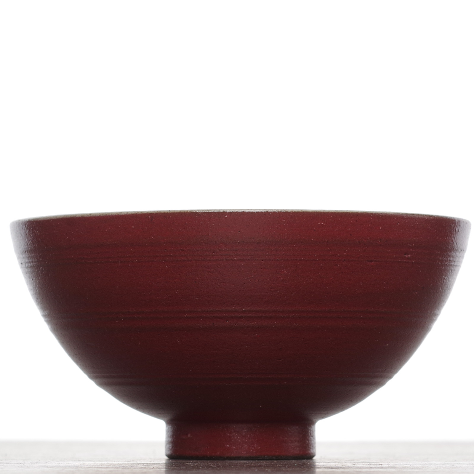 Пиала 90мл, керамика, киноварная глазурь (54105)-