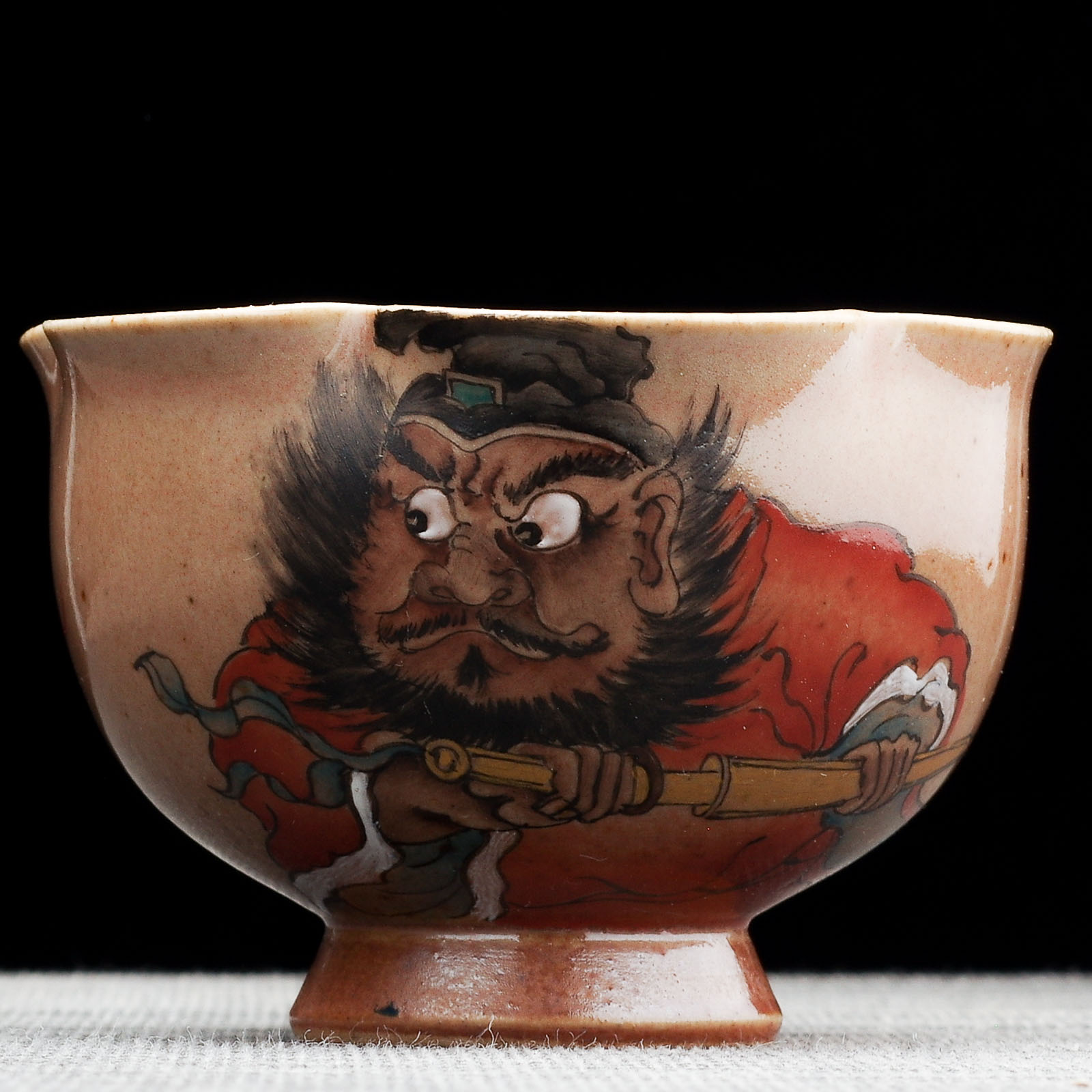 Пиала 120мл "Чжун Куй - борец с духами", керамика из Цзиндечжень (404686)-