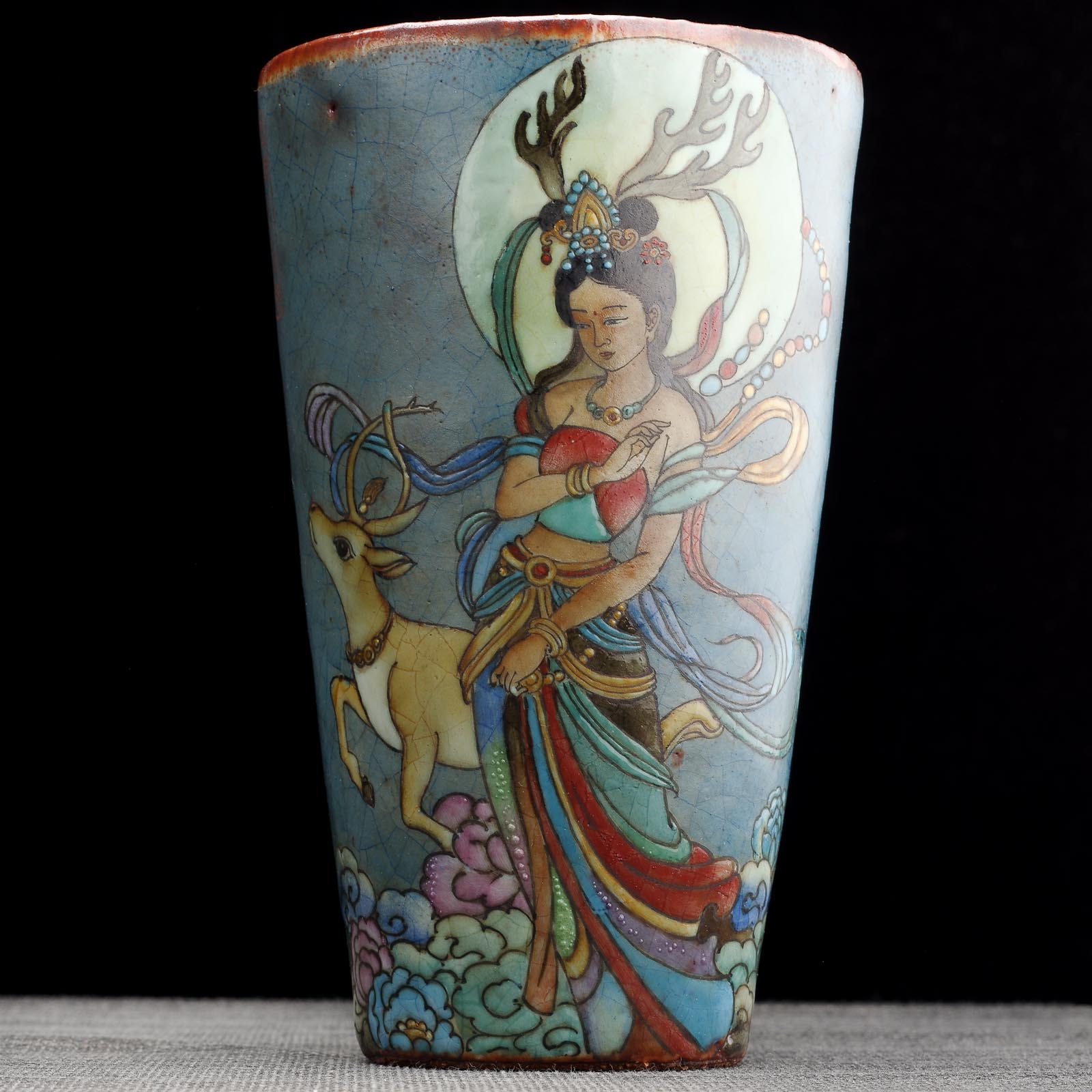 Стакан 440мл "Апсарас", керамика из Цзиндечжень (404725)-