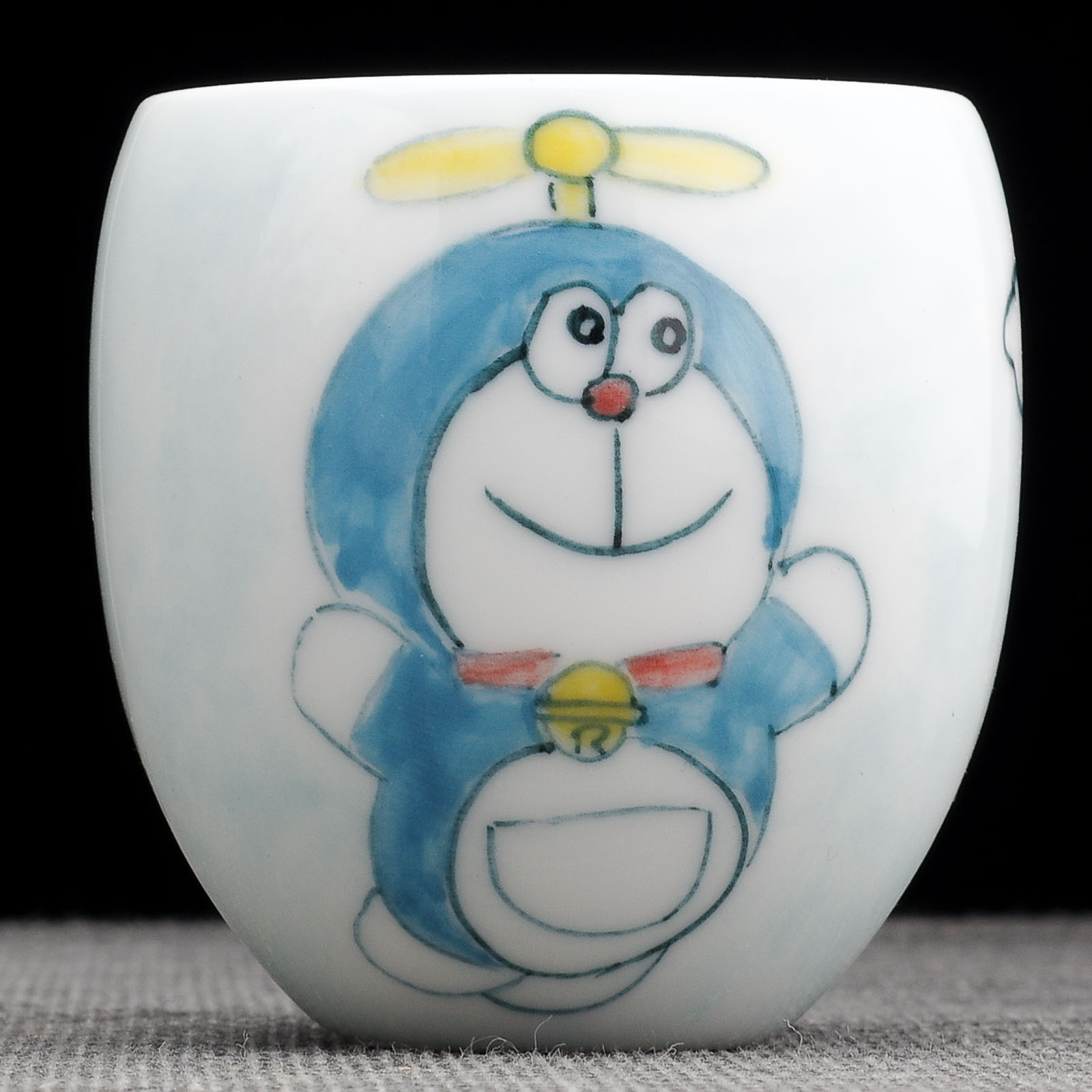 Пиала 75мл "Мультяшная", уцай, фарфор из Цзиндечжень (404746)-