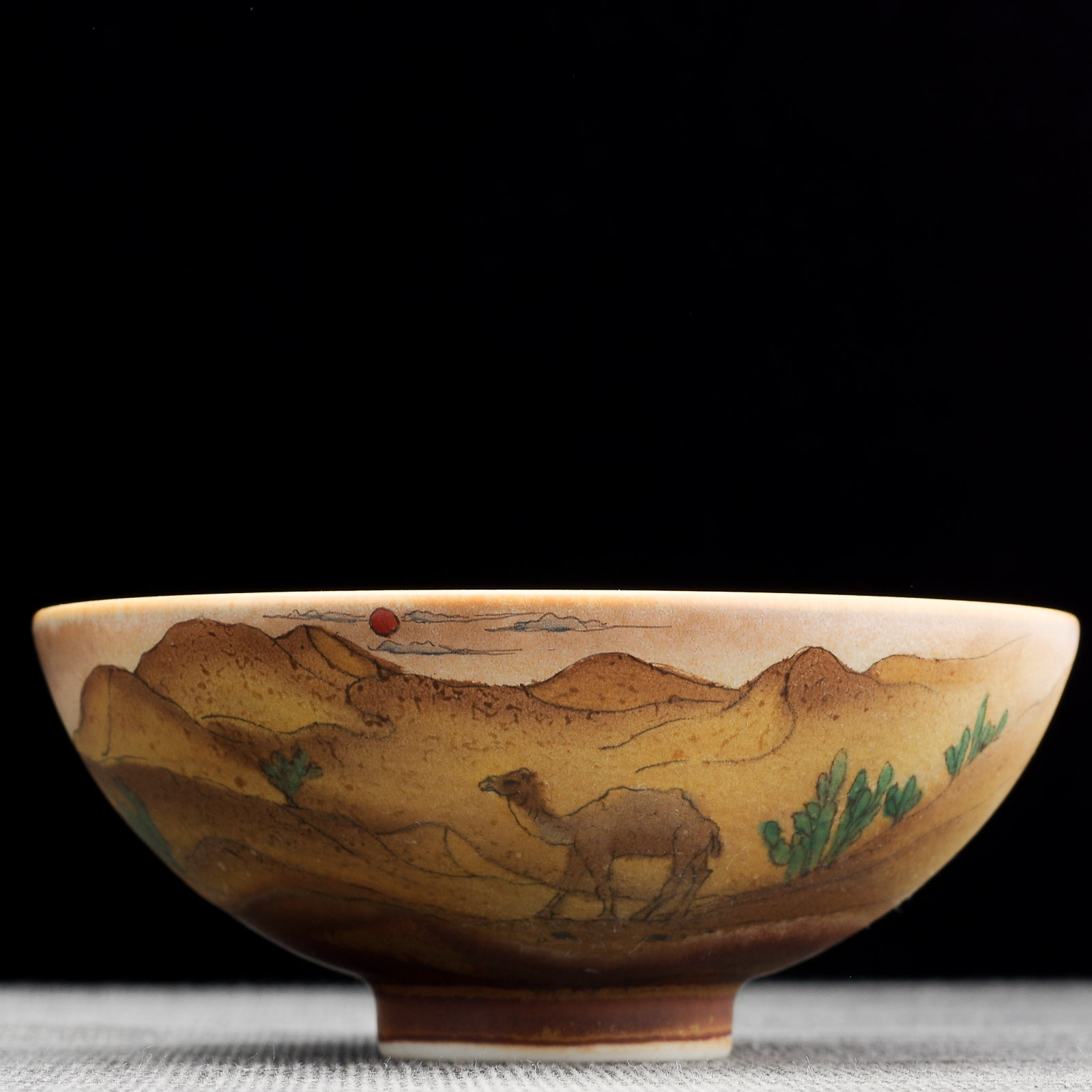 Пиала 115мл "Каракумы", керамика из Цзиндечжень (404747)-