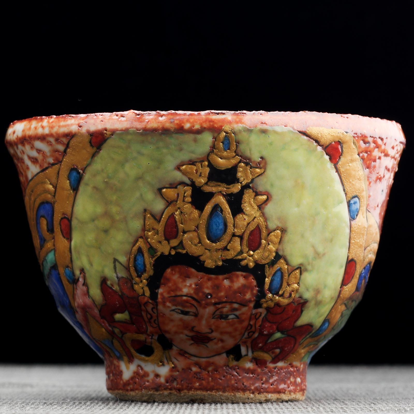 Пиала 120мл "Бодхисаттва", керамика из Цзиндечжень (404798)-