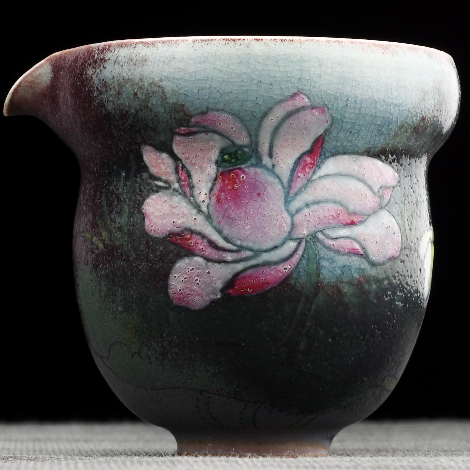 Чахай 140мл "Цветок лотоса", фарфор из Цзиндечжень (404822)-