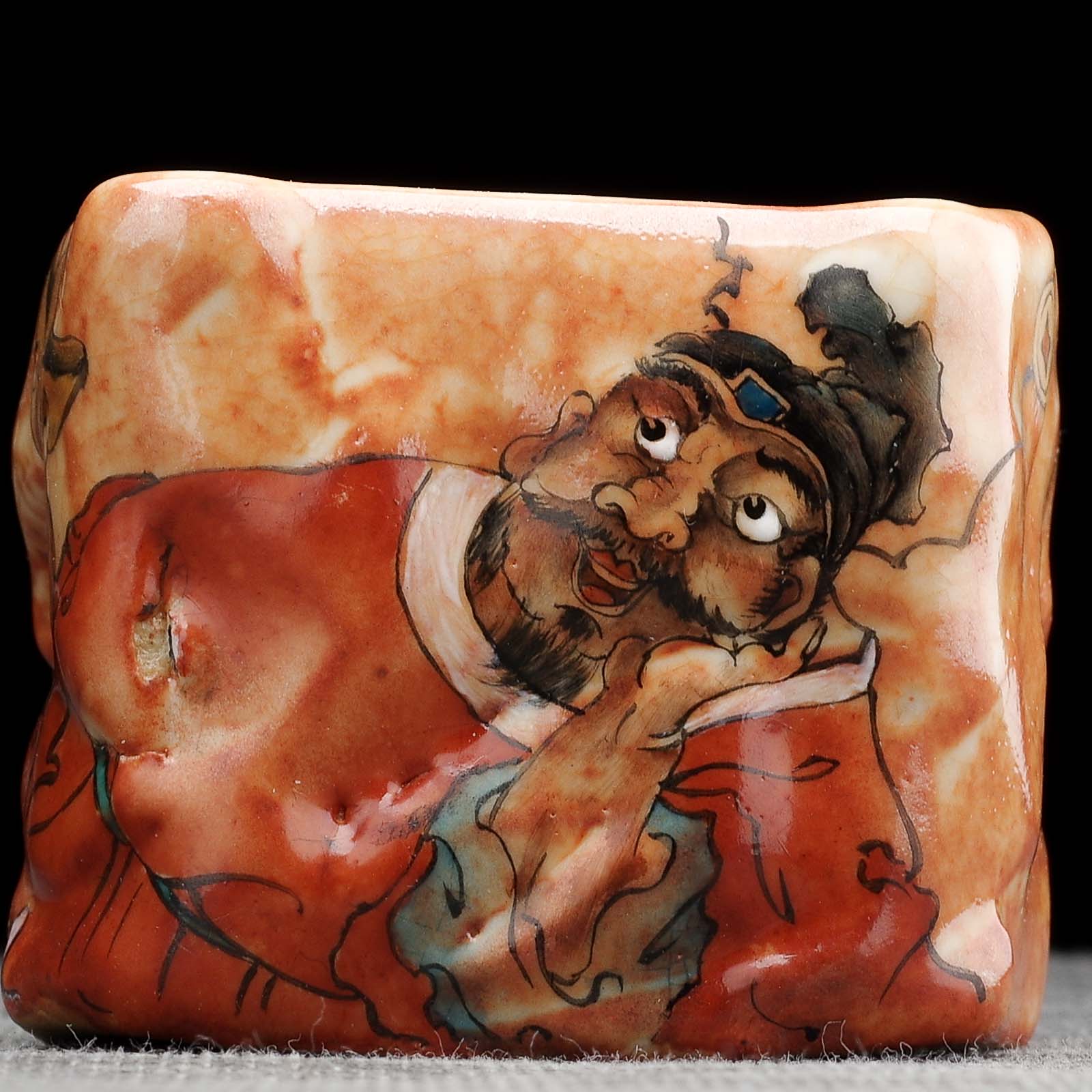 Пиала 100мл "Чжун Куй - борец с духами", керамика из Цзиндечжень (404829)-