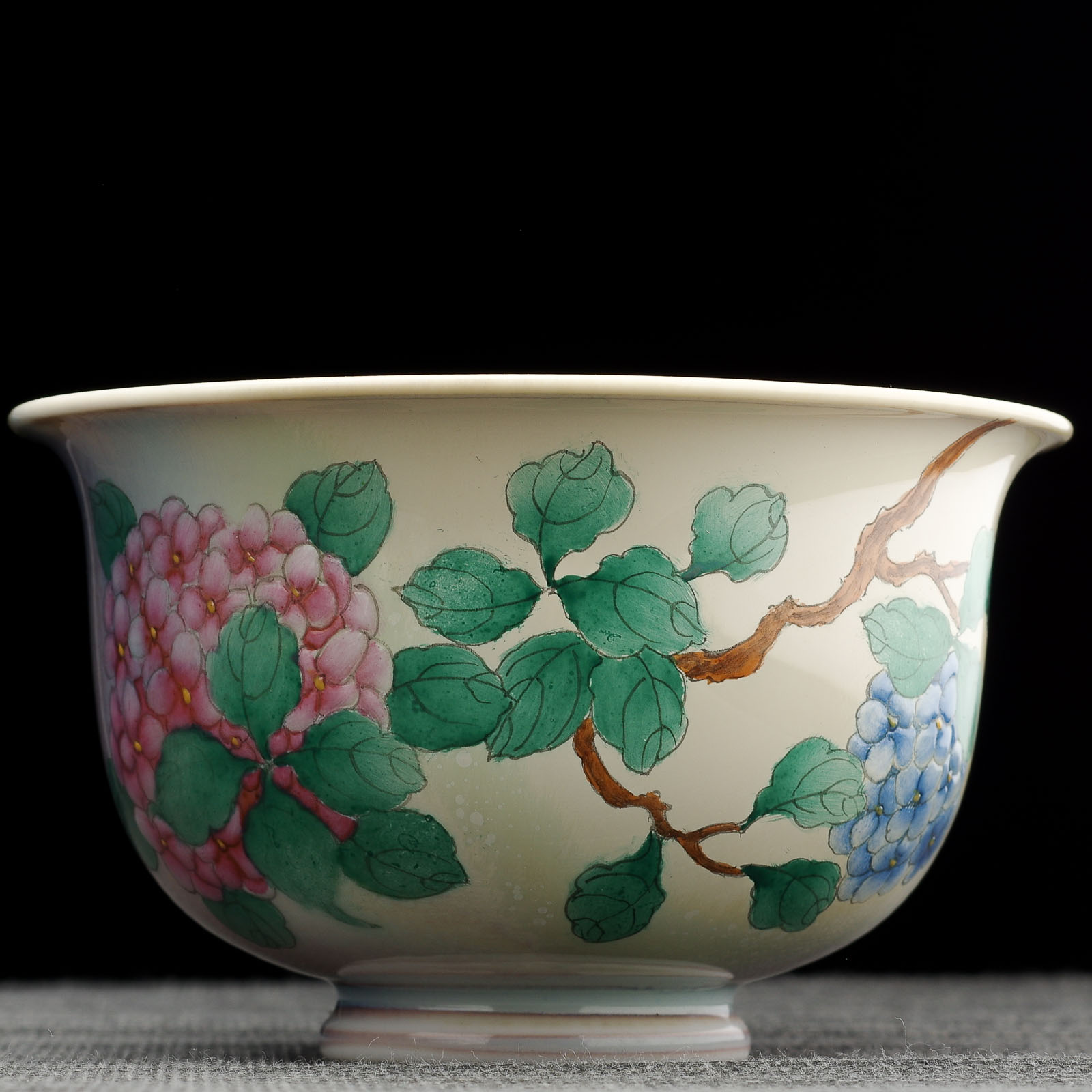 Пиала 180мл "Гортензия", фарфор из Цзиндечжень (404832)-