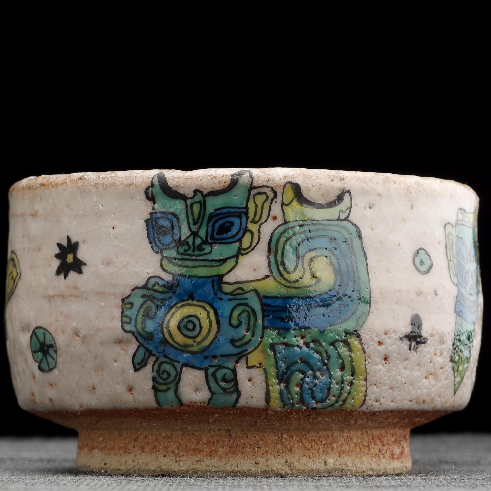 Пиала 175мл "Нэчжа", керамика из Цзиндечжень (404833)-