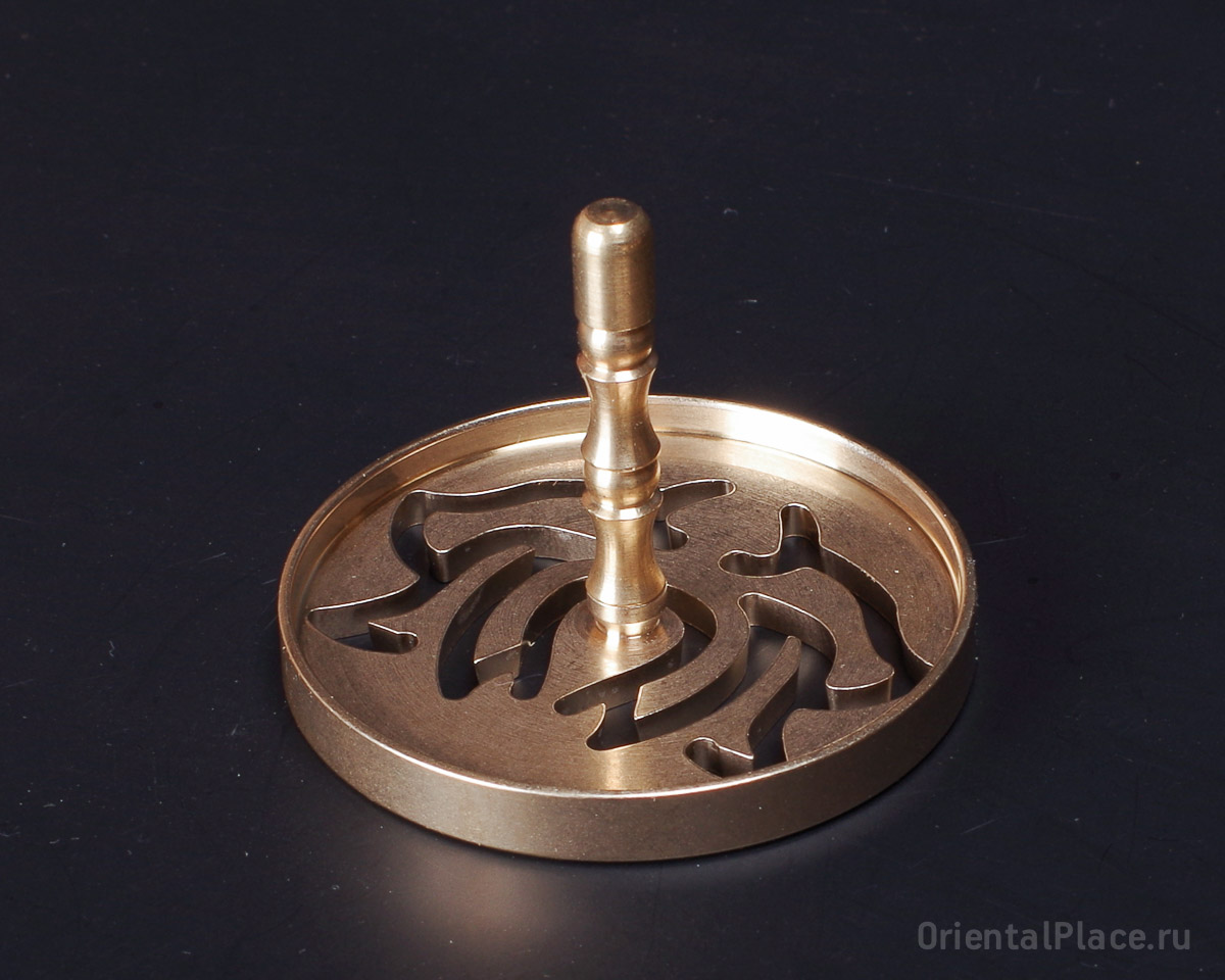 Штамп для укладки благовоний «Цветок лотоса», 6см (111008)-