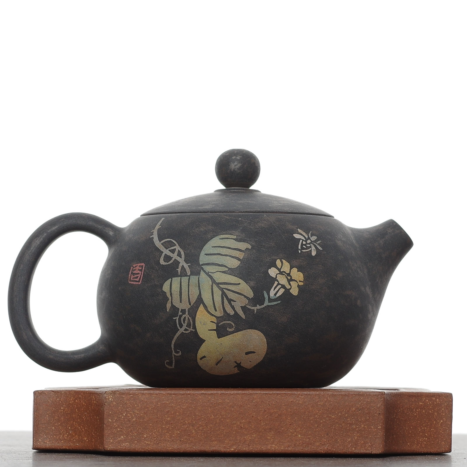 Чайник 95мл "Тыква горлянка", цзяньшуйская керамика (791458)-