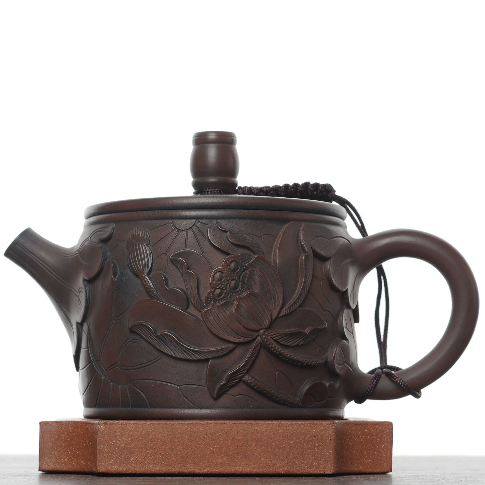 Чайник 215мл "Лотосовый пруд", цзяньшуйская керамика (791504)-