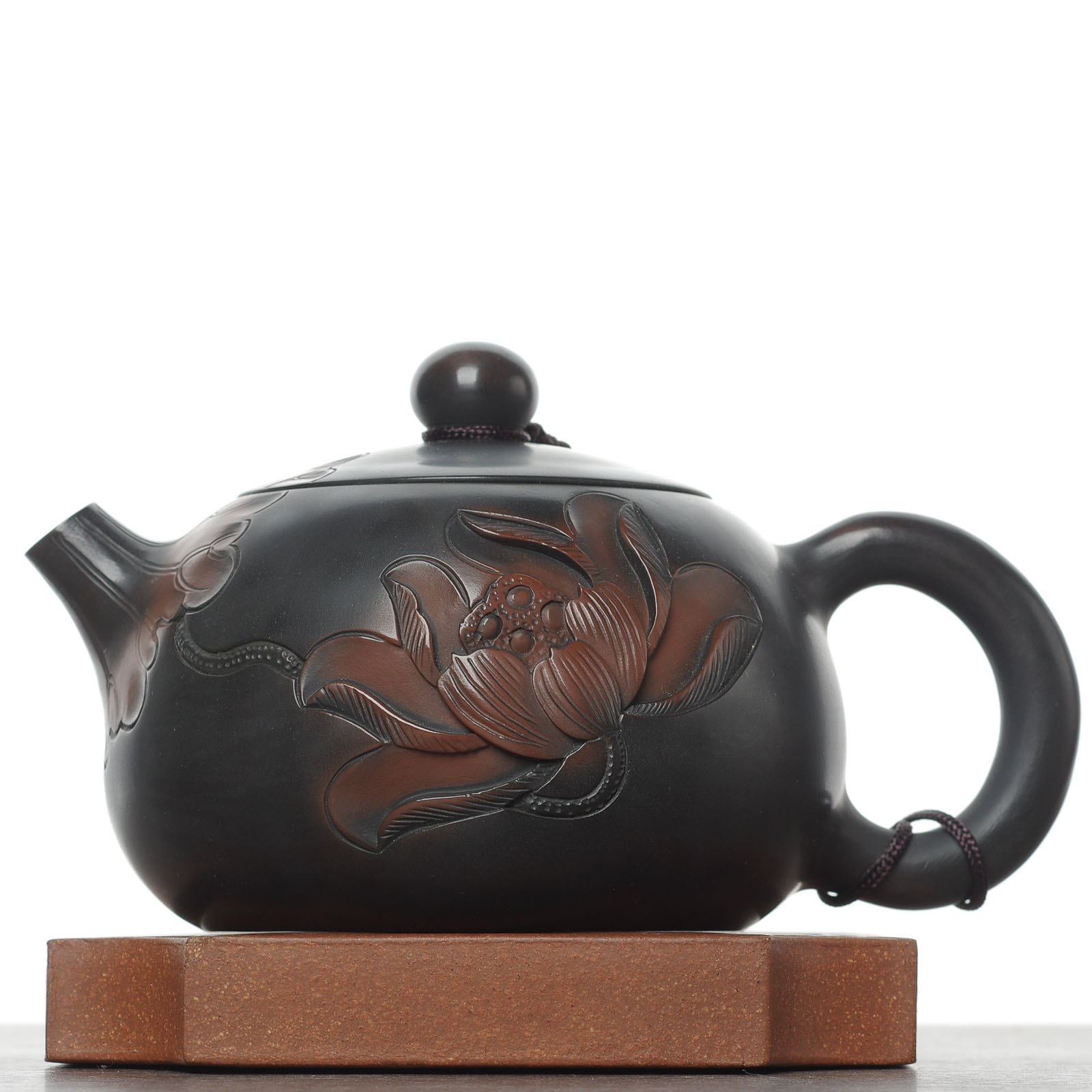 Чайник 185мл "Лотос", цзяньшуйская керамика (791505)-